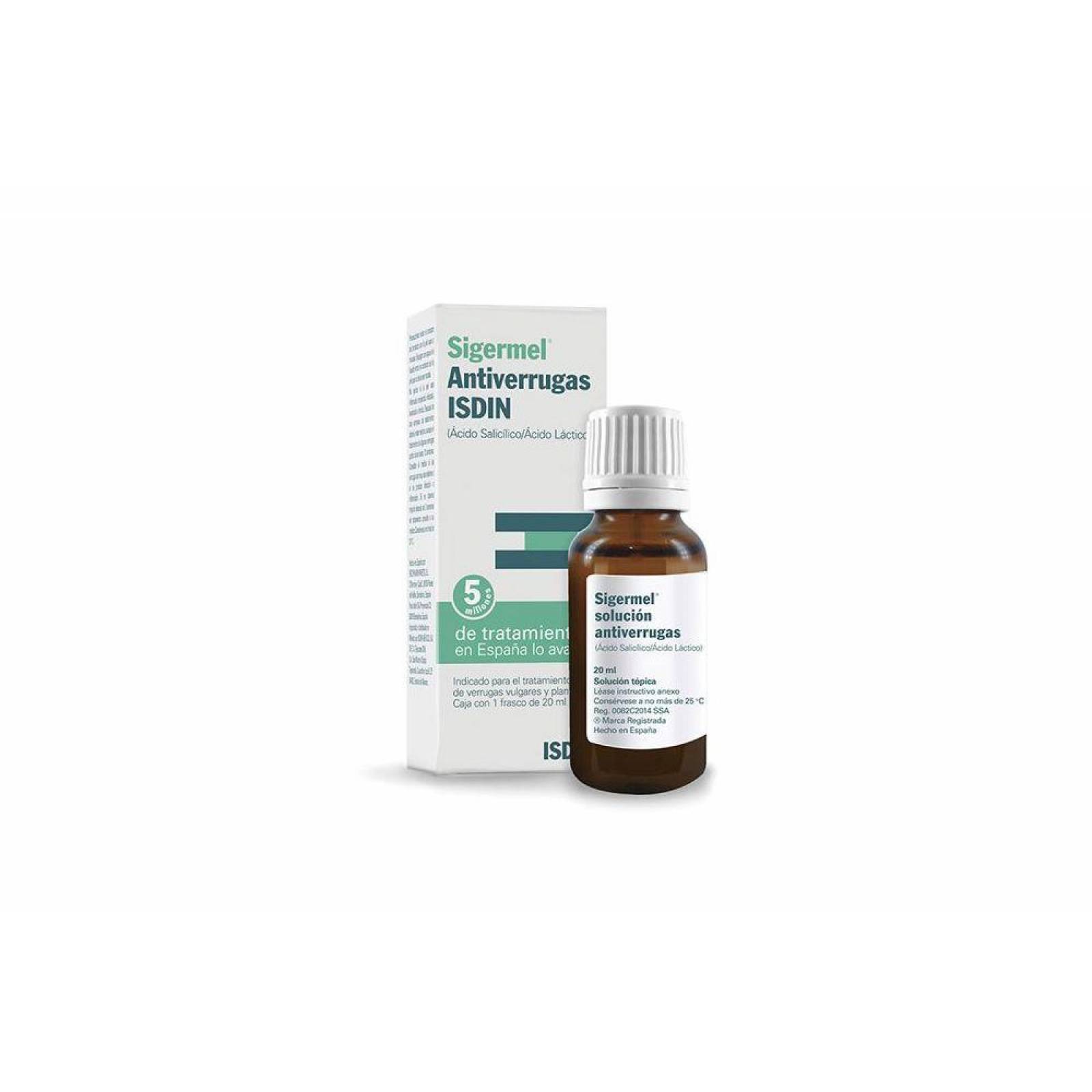 Sigermel Antiverrugas Isdin Frasco Con 20 mL 
