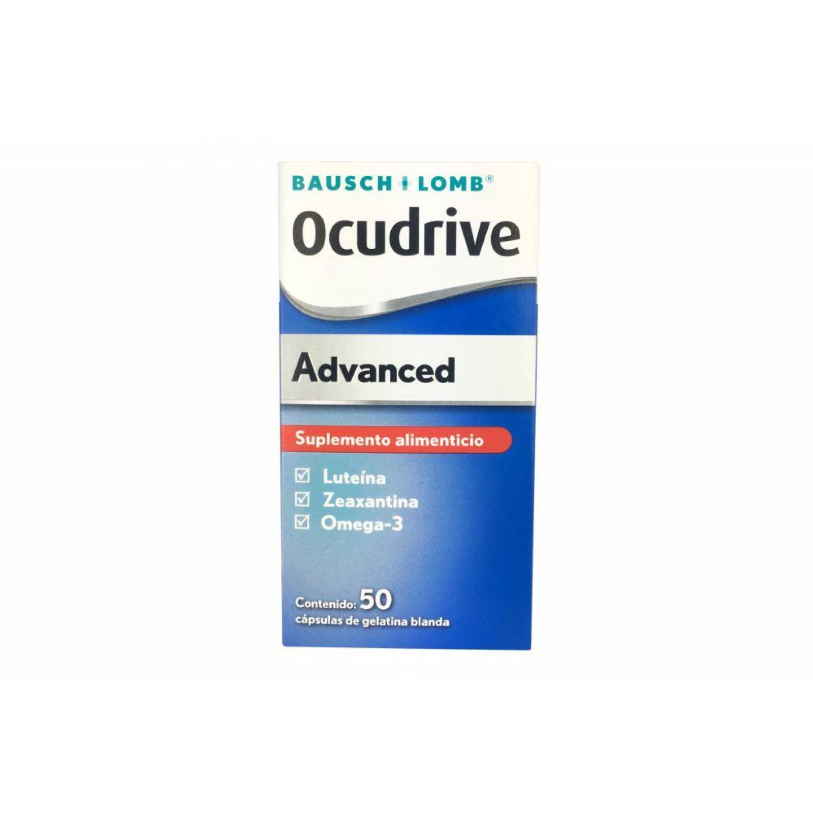 Ocudrive Advanced Suplemento Alimenticio Caja Con 50 Cápsulas 