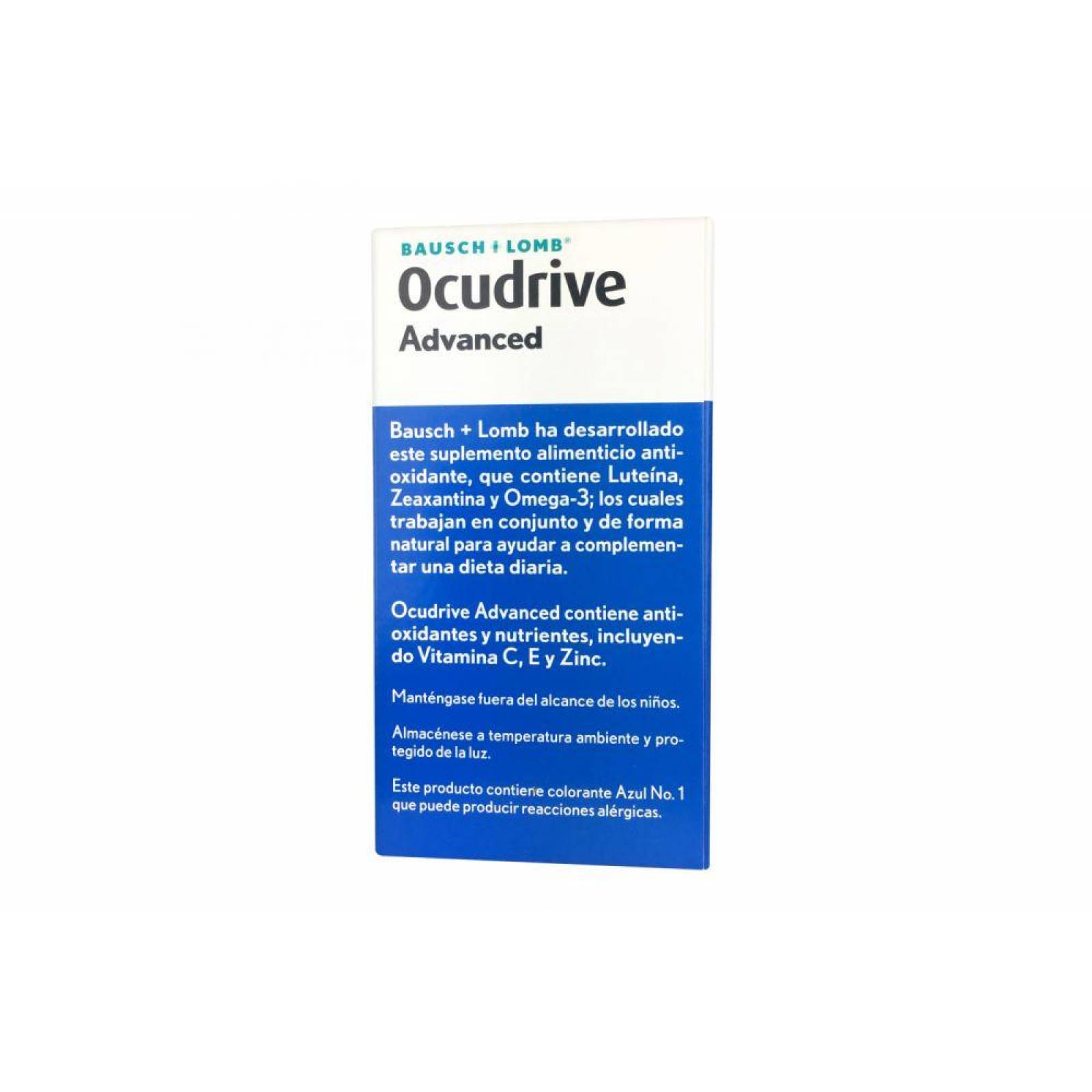 Ocudrive Advanced Suplemento Alimenticio Caja Con 50 Cápsulas 