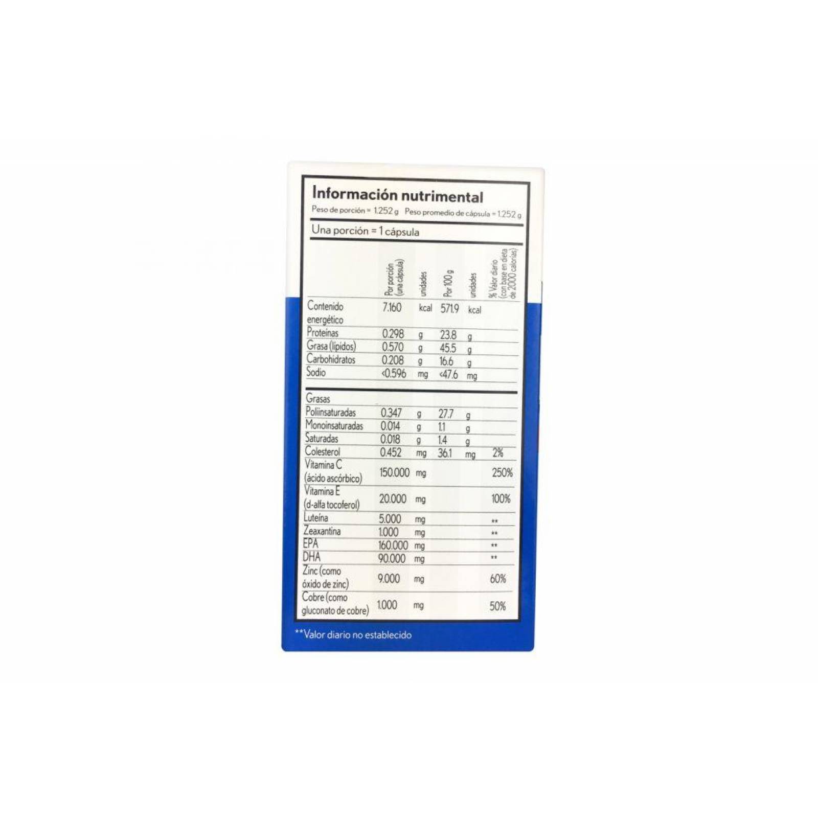 Ocudrive Advanced Suplemento Alimenticio Caja Con 50 Cápsulas 