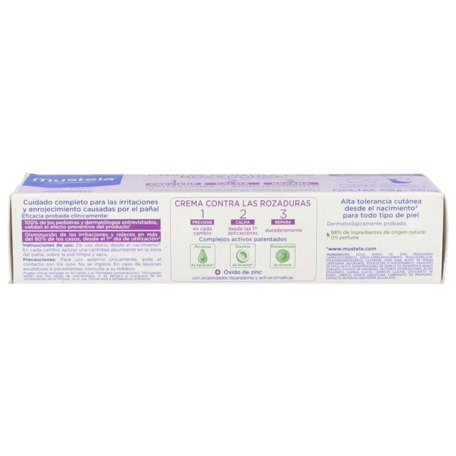 Mustela Crema Contra Las Rozaduras 1-2-3 108 g 