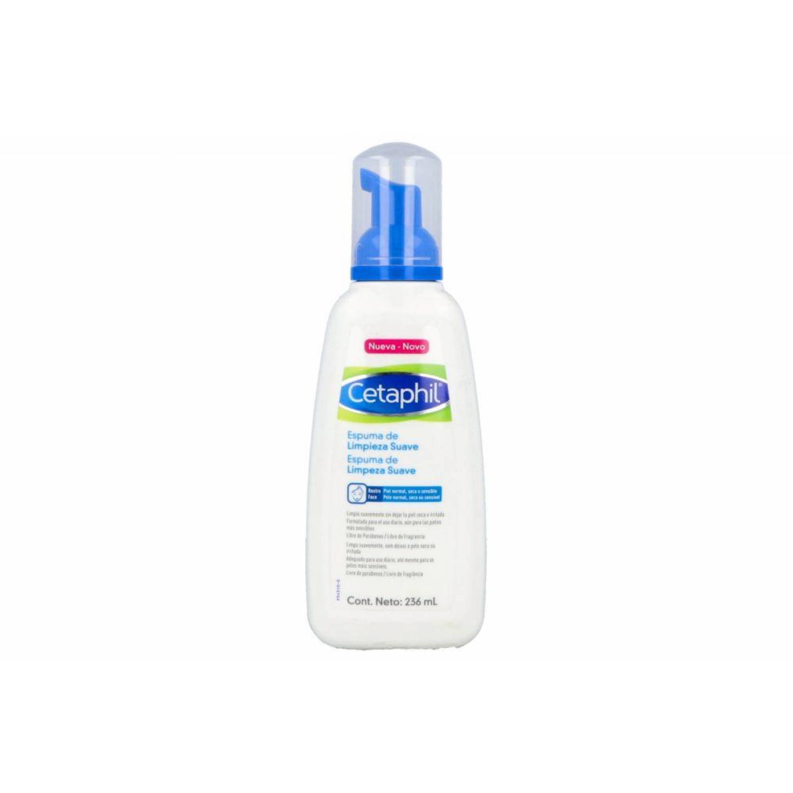 Cetaphil Espuma Limpieza Frasco Con 236 mL 