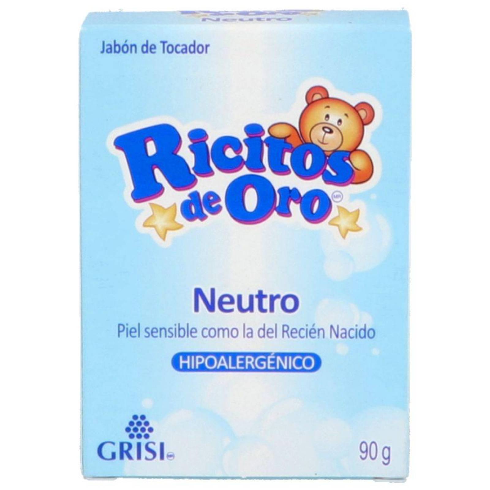 Jabón Ricitos De Oro Neutro Barra Con 90g 