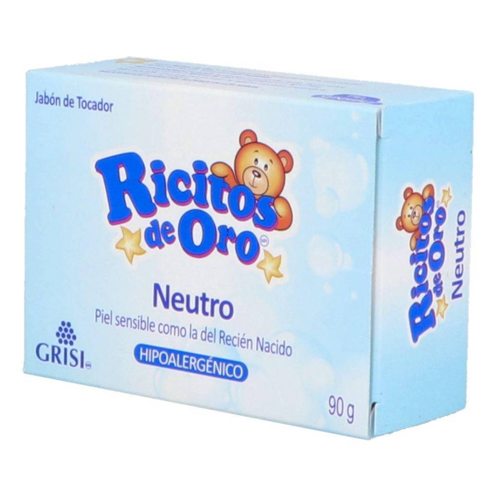 Jabón Ricitos De Oro Neutro Barra Con 90g 