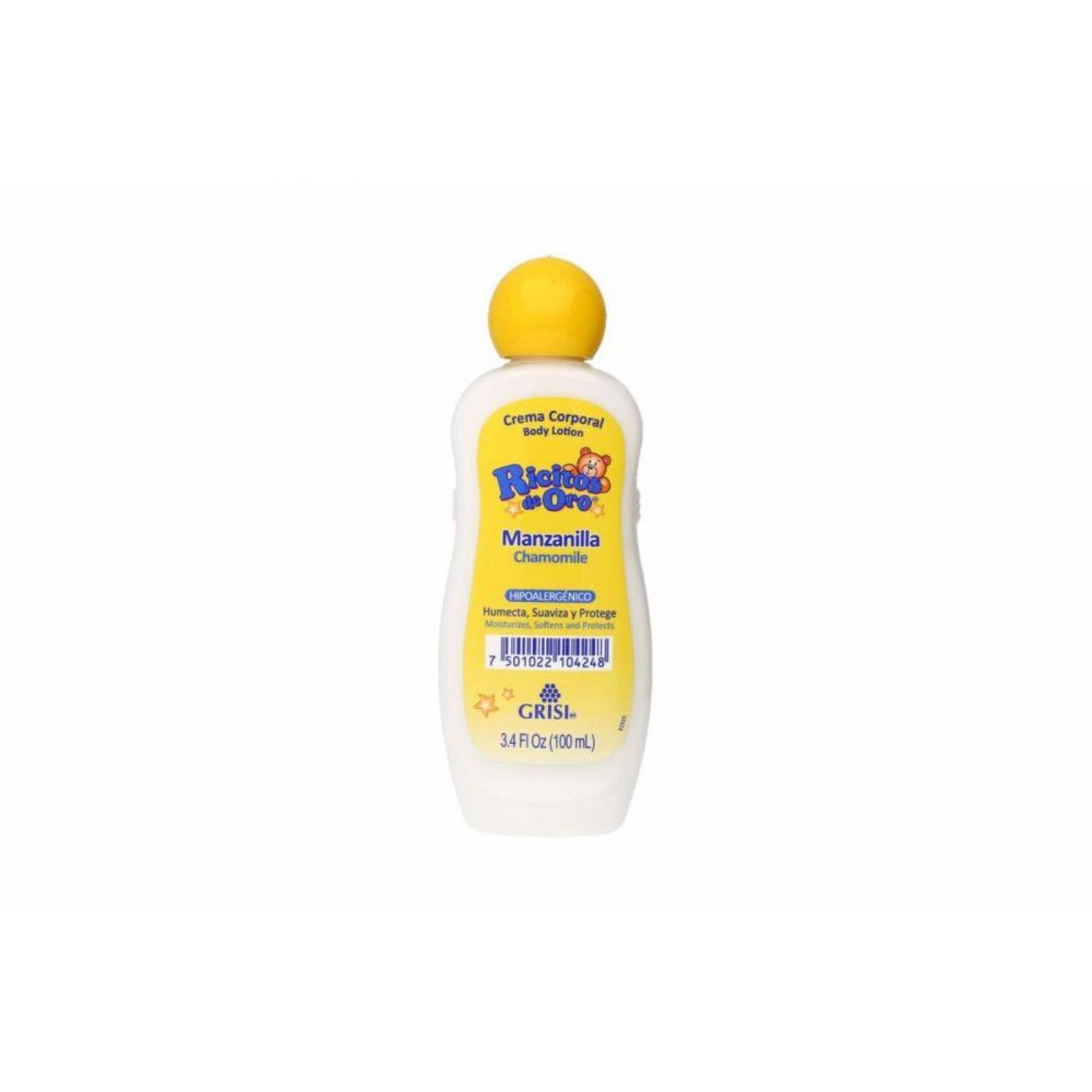 Ricitos De Oro Crema Corporal Botella Con 100mL 