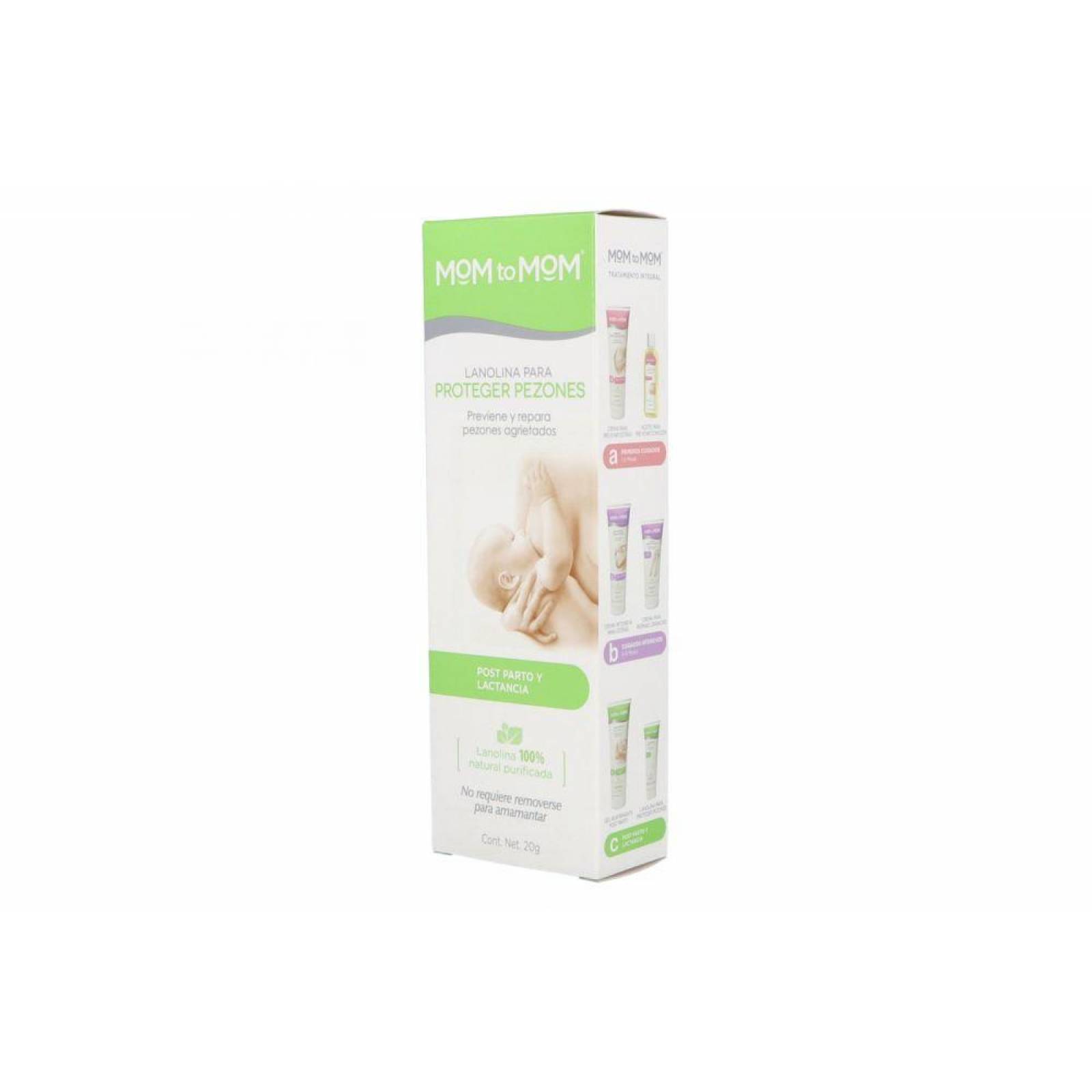 Mom To Mom Lanolina Para Cuidado de Pezones Con 20 g 