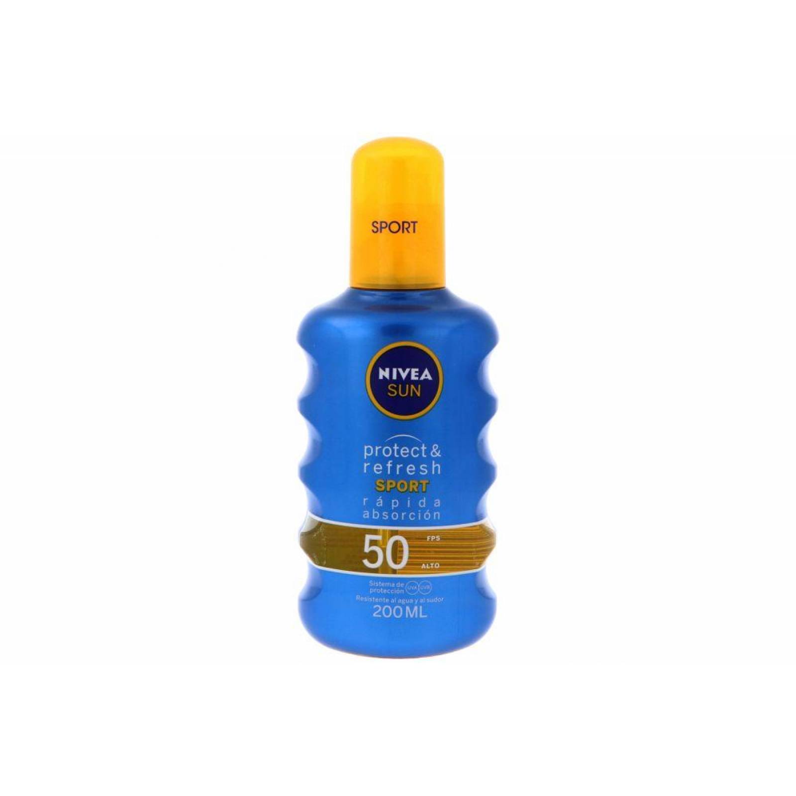 Nivea Sun Protect & Refresh Sport FPS 50 Frasco Con 200 mL 