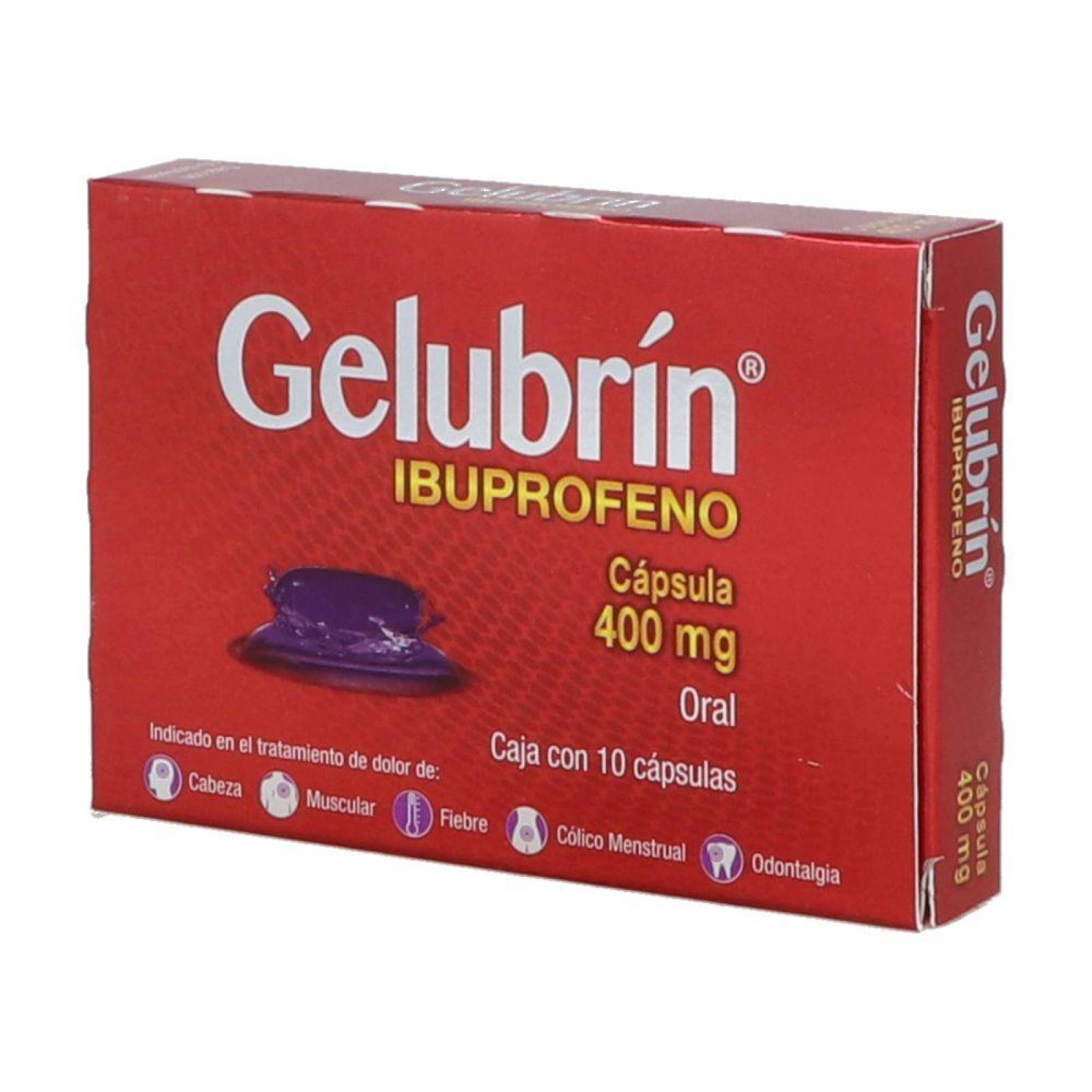 Gelubrin 400 mg Caja Con 10 Cápsulas 