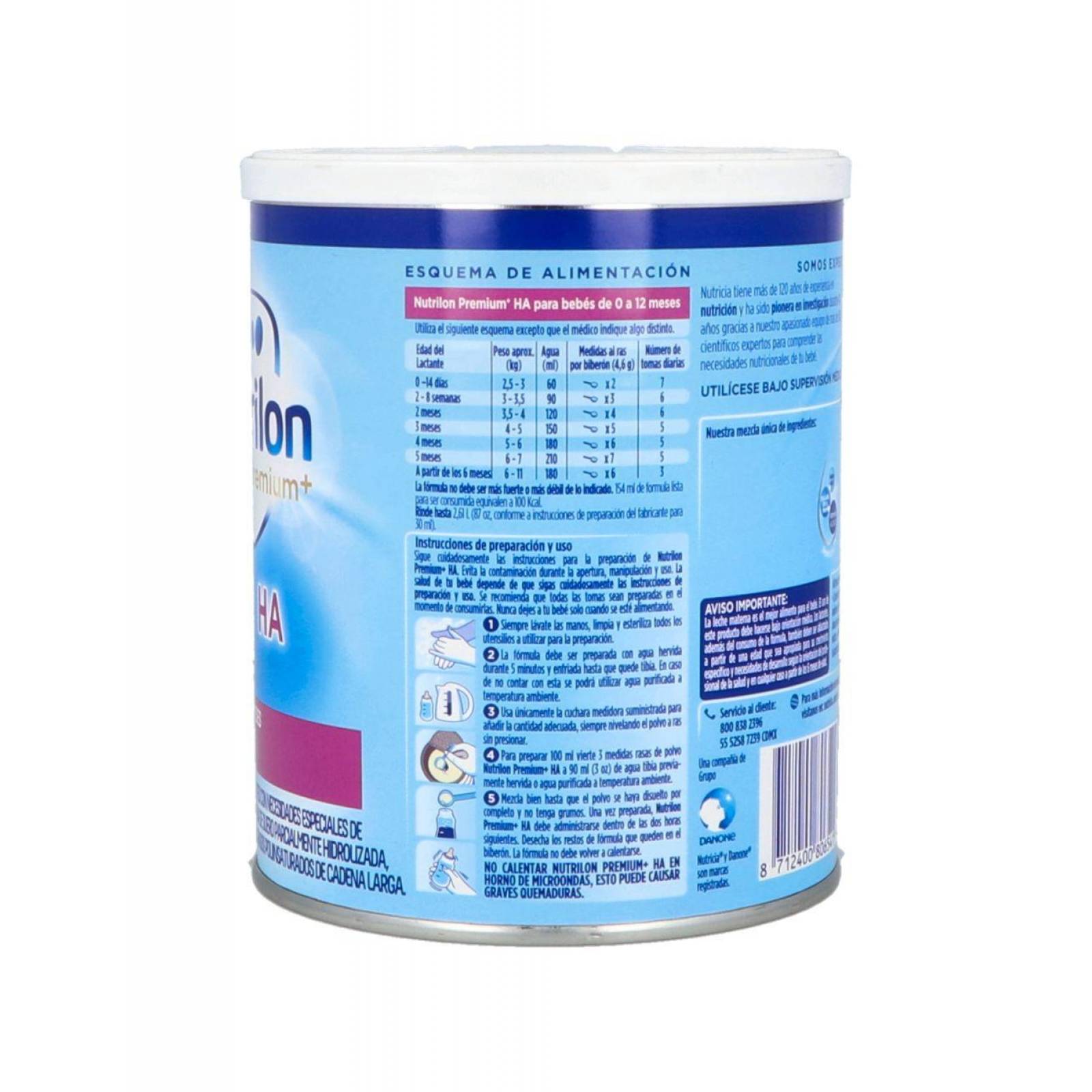 Nutrilon Premium + HA Lata Con 400 g 