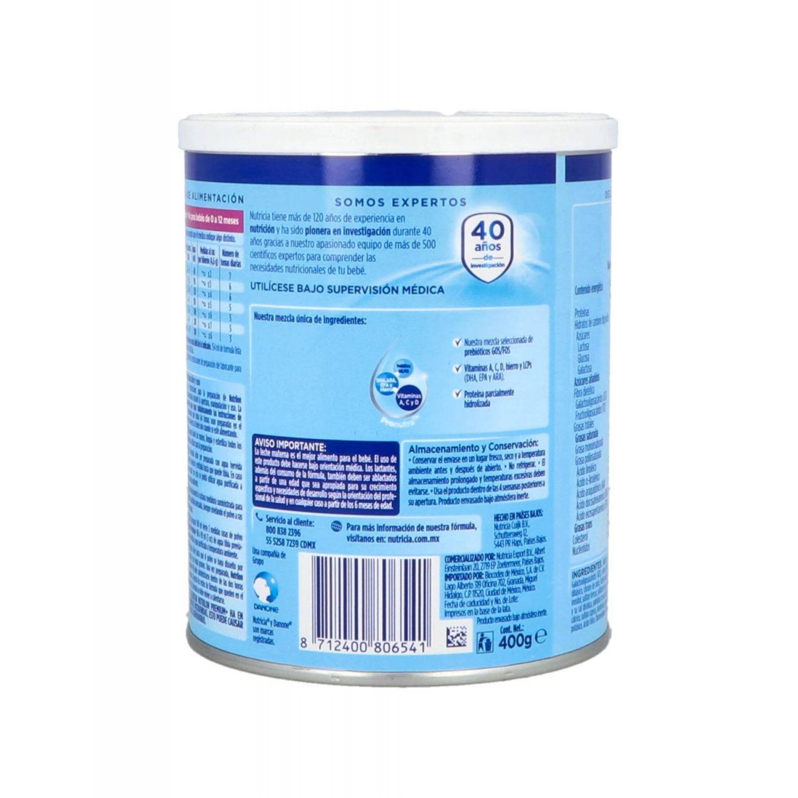 Nutrilon Premium + HA Lata Con 400 g 