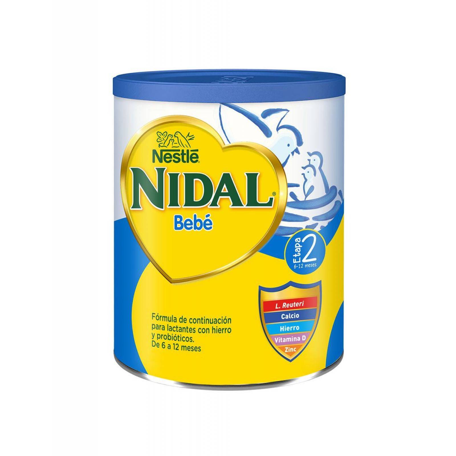 Nidal Bebé Etapa 2 Fórmula De Continuación Lata Con 1.1 kg 