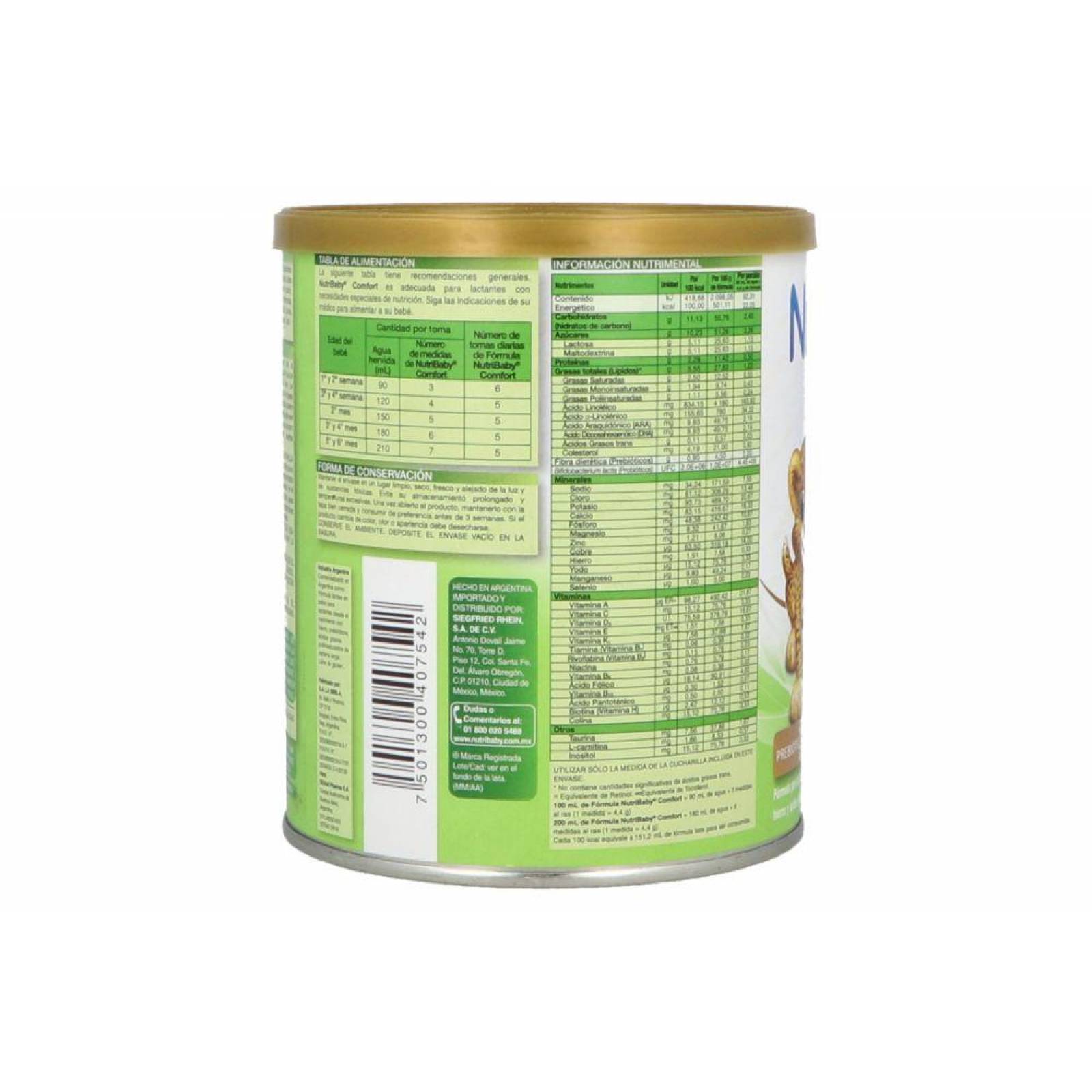 Nutribaby Premium Comfort Lata Con 400 g 