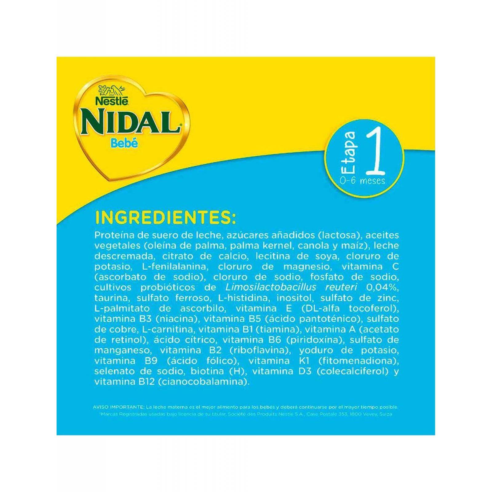 Nidal Etapa 1 Lata Con 350 g 