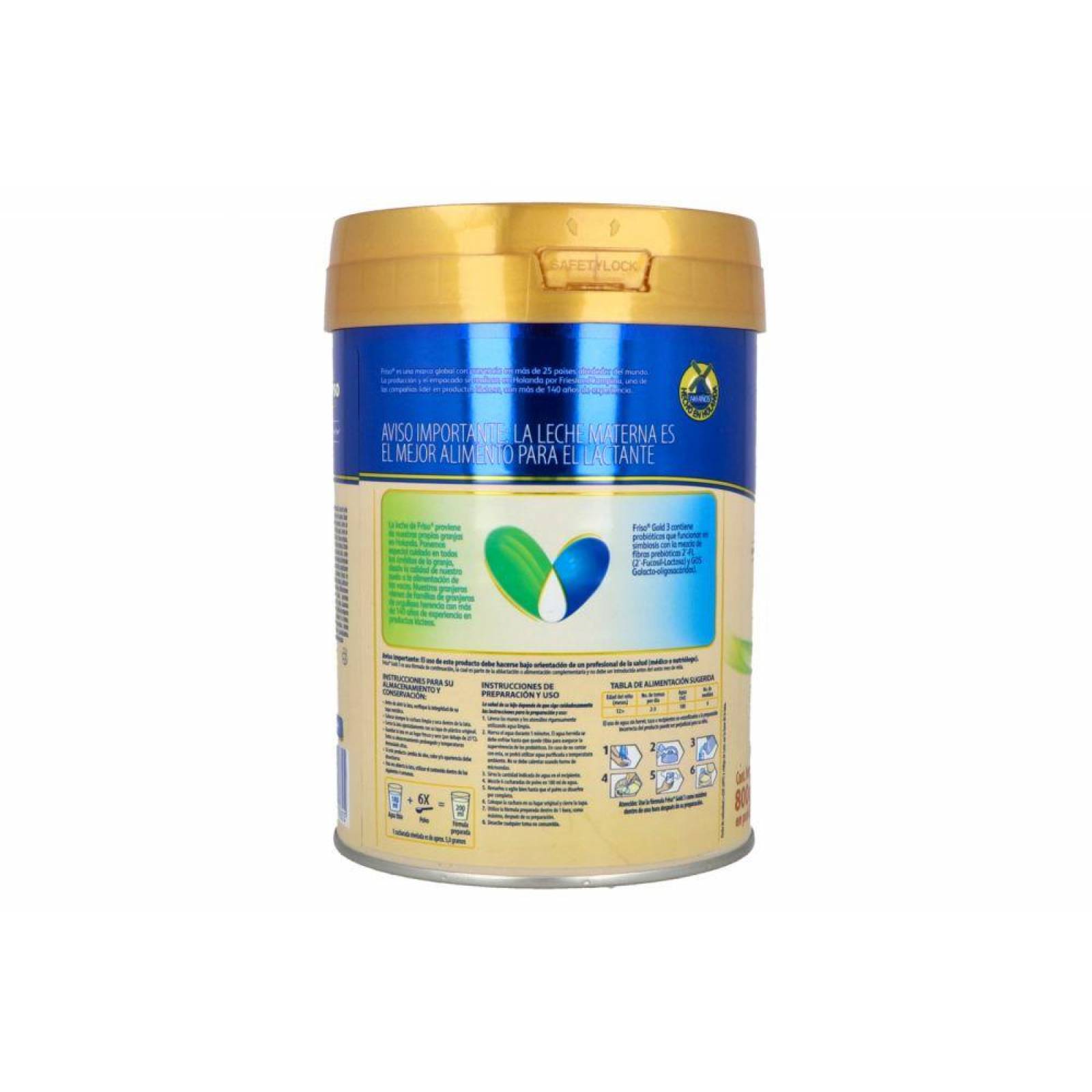 Friso Gold Lata Con 800 g 