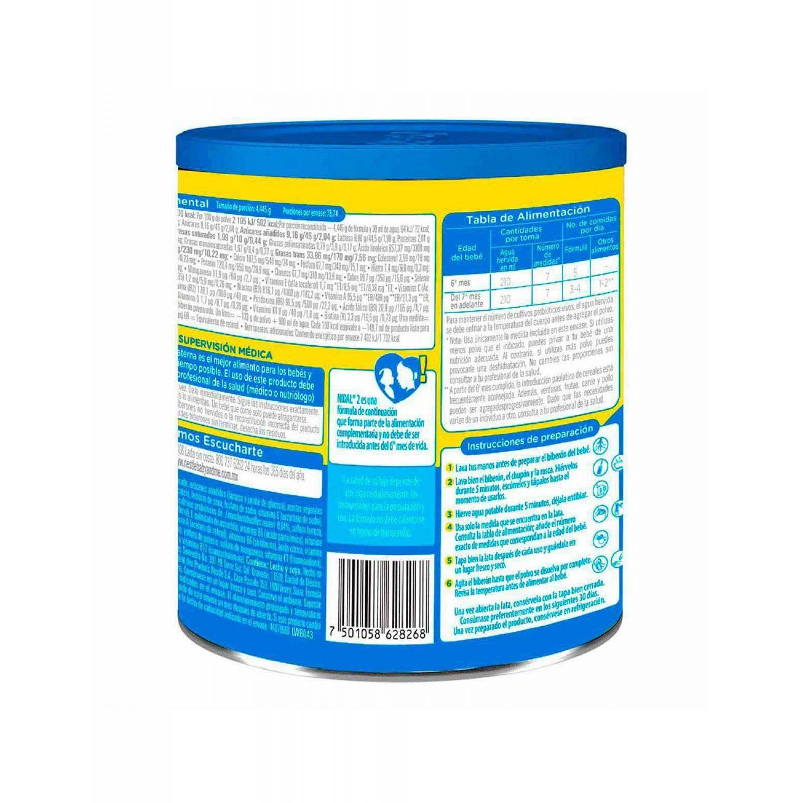 Nidal Etapa 2 Lata Con 350 g 