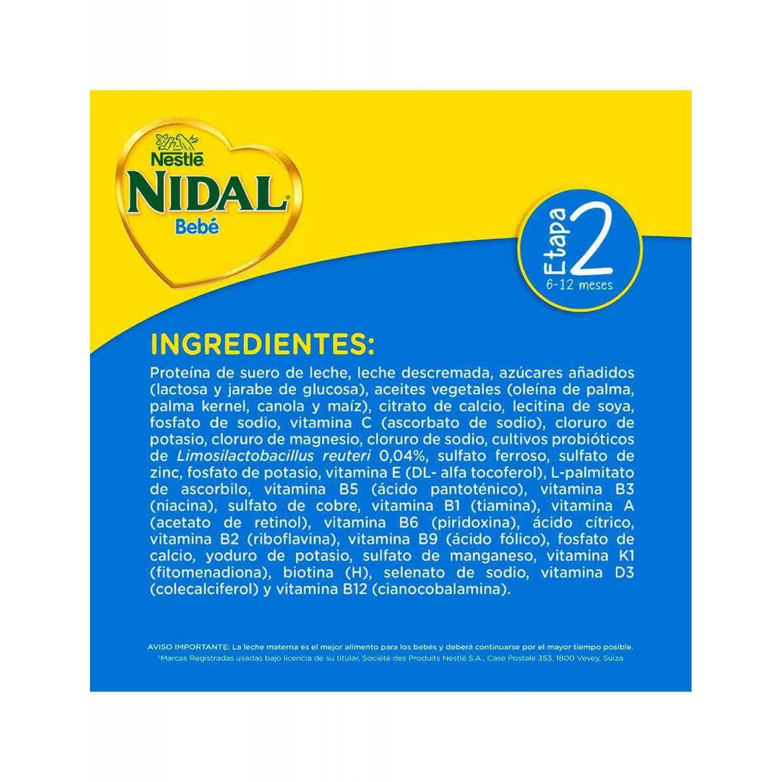 Nidal Etapa 2 Lata Con 350 g 