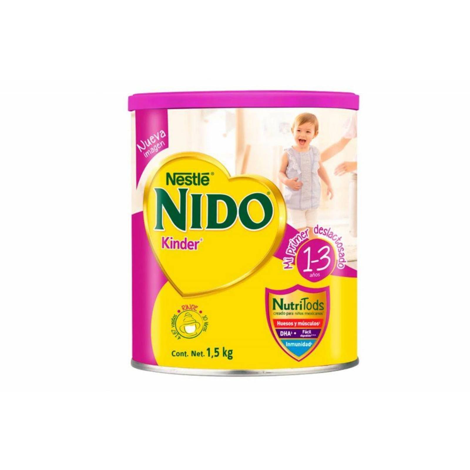 Nido Lacto-Ease 1.5 Kg Lata Con Leche En Polvo 