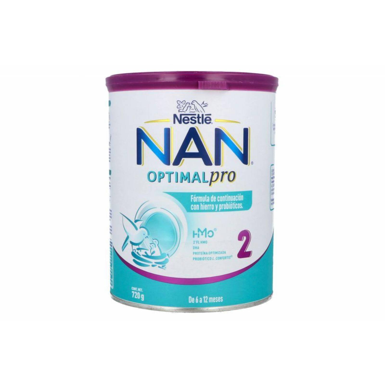 Nan 2 Optipro Lata Con 720 g 