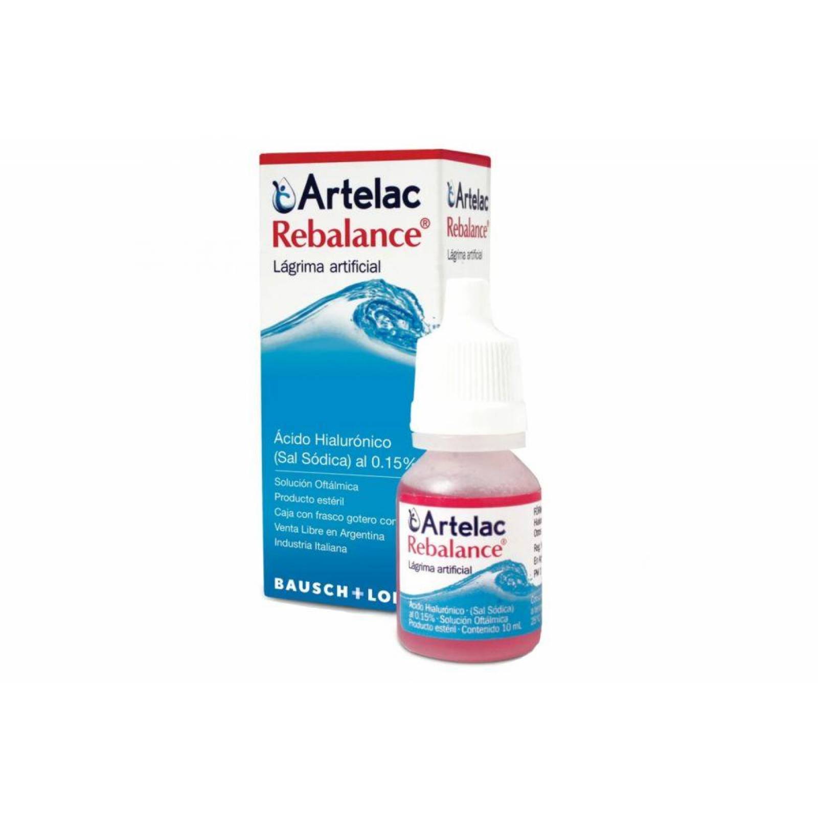 Artelac Rebalance Solución Oftálmica Caja Con Frasco Gotero Con 10 mL 