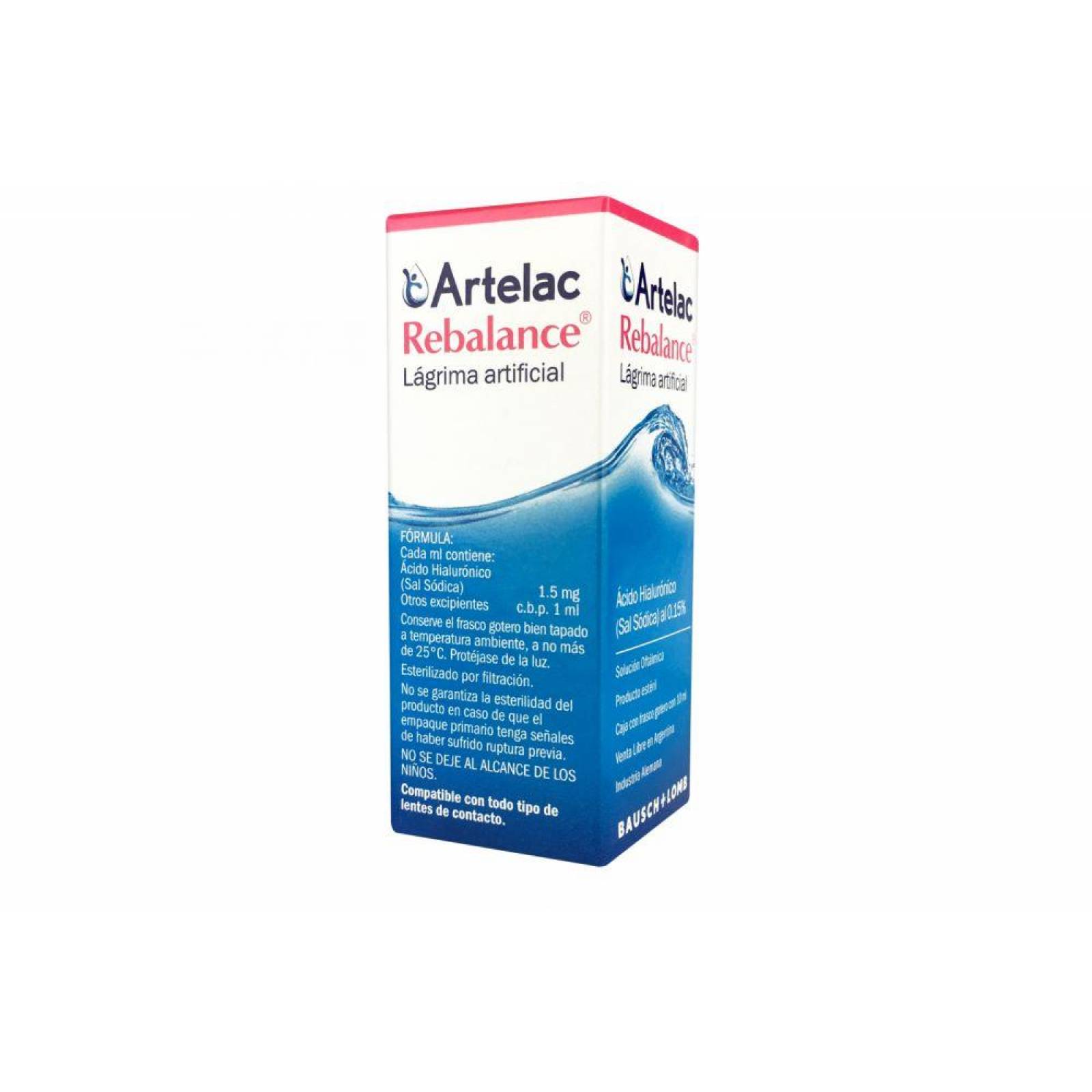 Artelac Rebalance Solución Oftálmica Caja Con Frasco Gotero Con 10 mL 