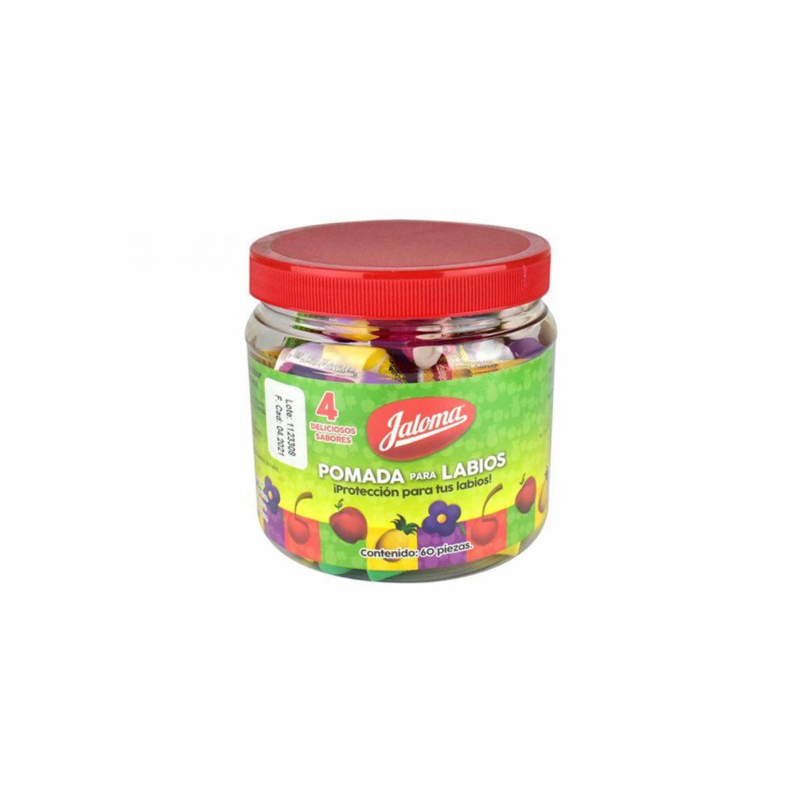 POMADA LABIAL JALOMA VARIOS SABORES 60 PZAS 