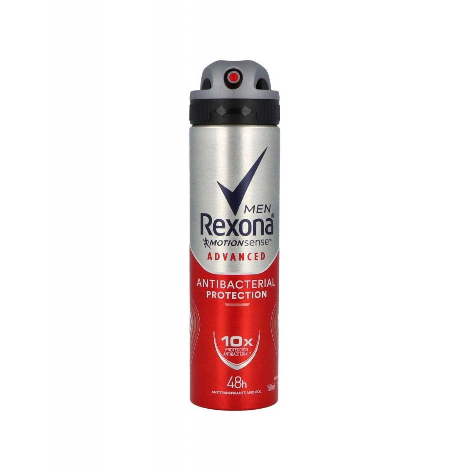 Antitranspirante Rexona Antibacterial En Aerosol Envase Con 150 mL 