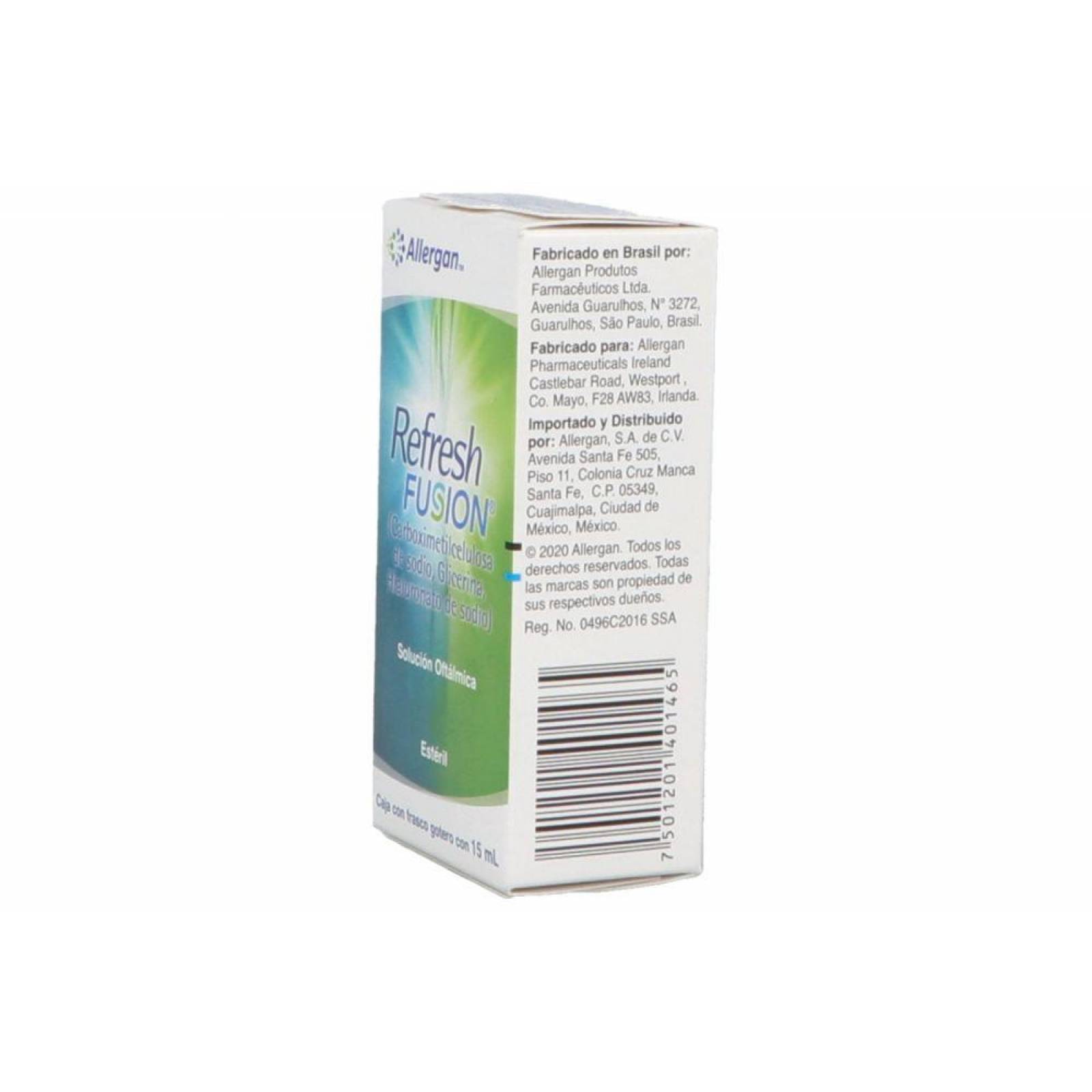 Refresh Fusion Solución Oftálmica Frasco Gotero Con 15 mL 