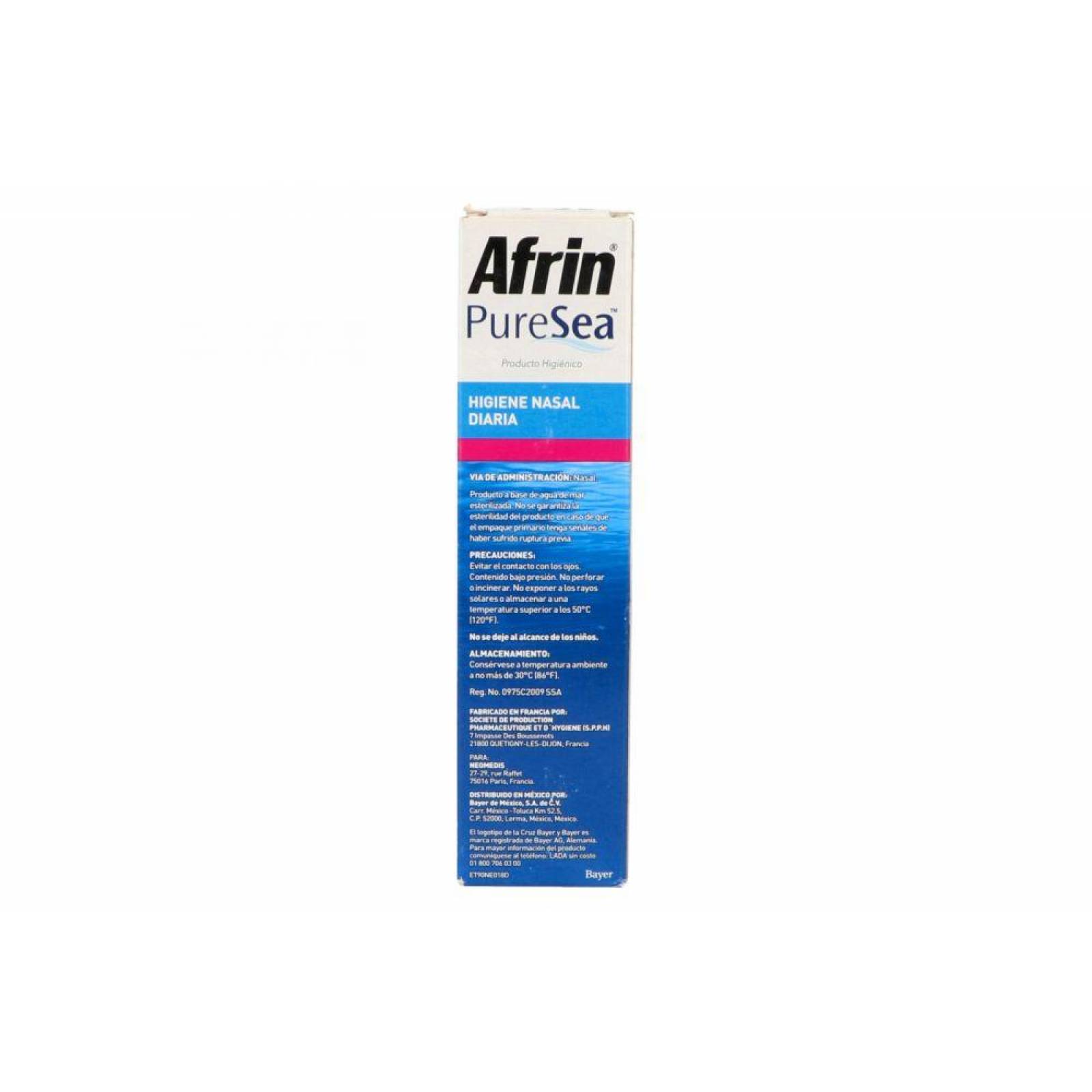 Afrin Puresea Baby Caja Con Frasco Spray Con 50mL 