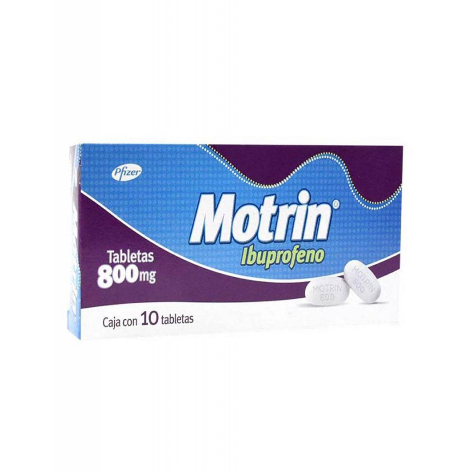 Motrin 800 mg Caja Con 10 Tabletas 
