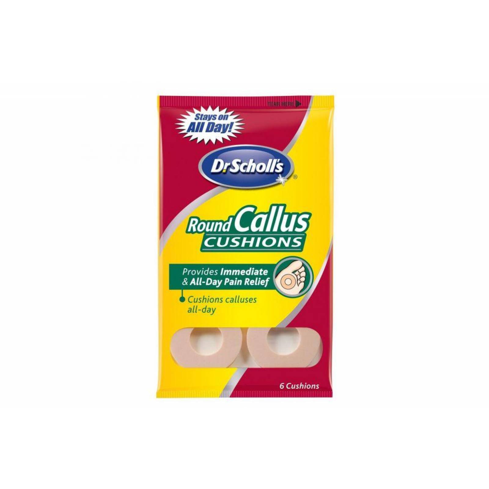 Dr Scholl´s Round Callus Cushions Bolsa Con 6 Cushiones 