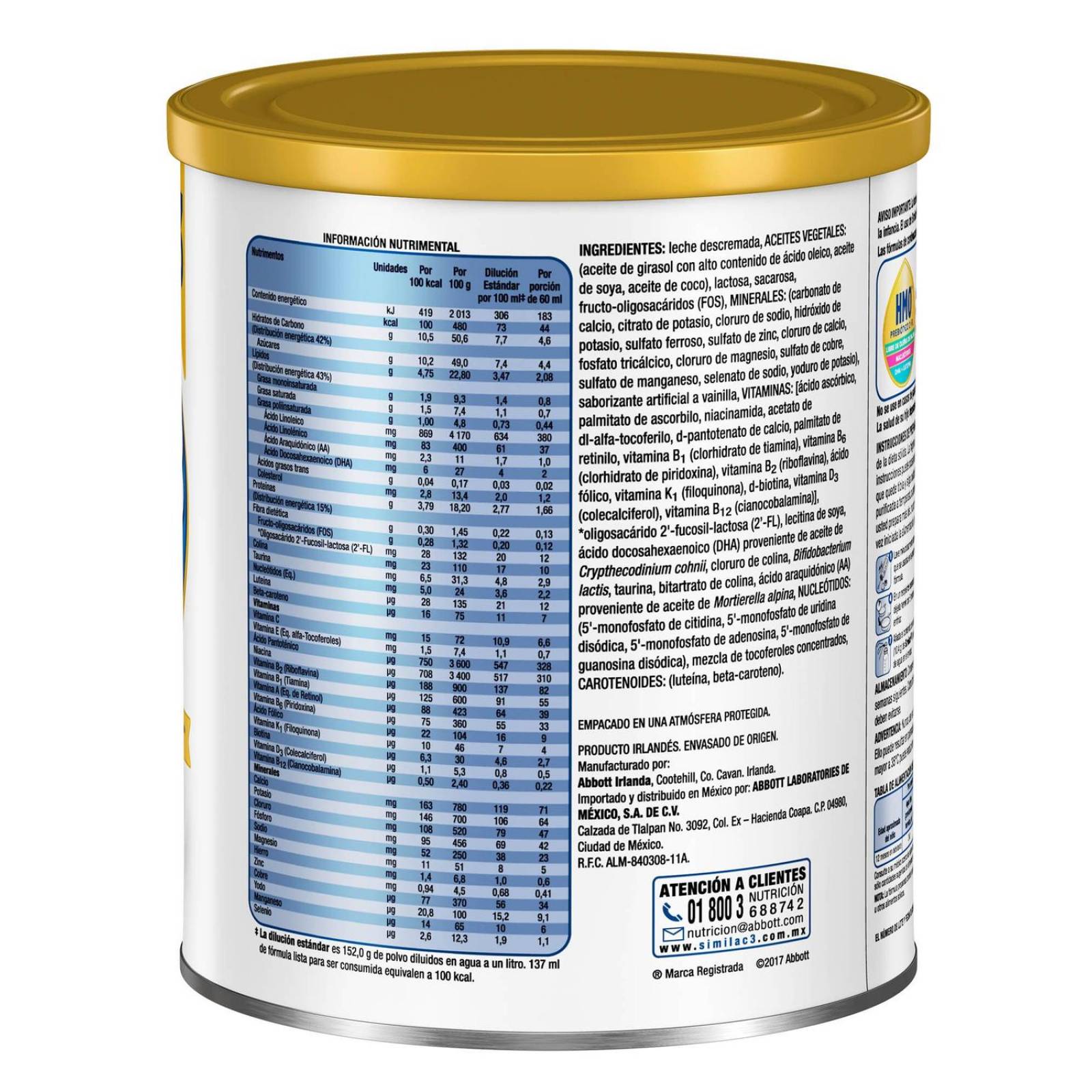 FRM-Similac 3 Lata Con 400 g 