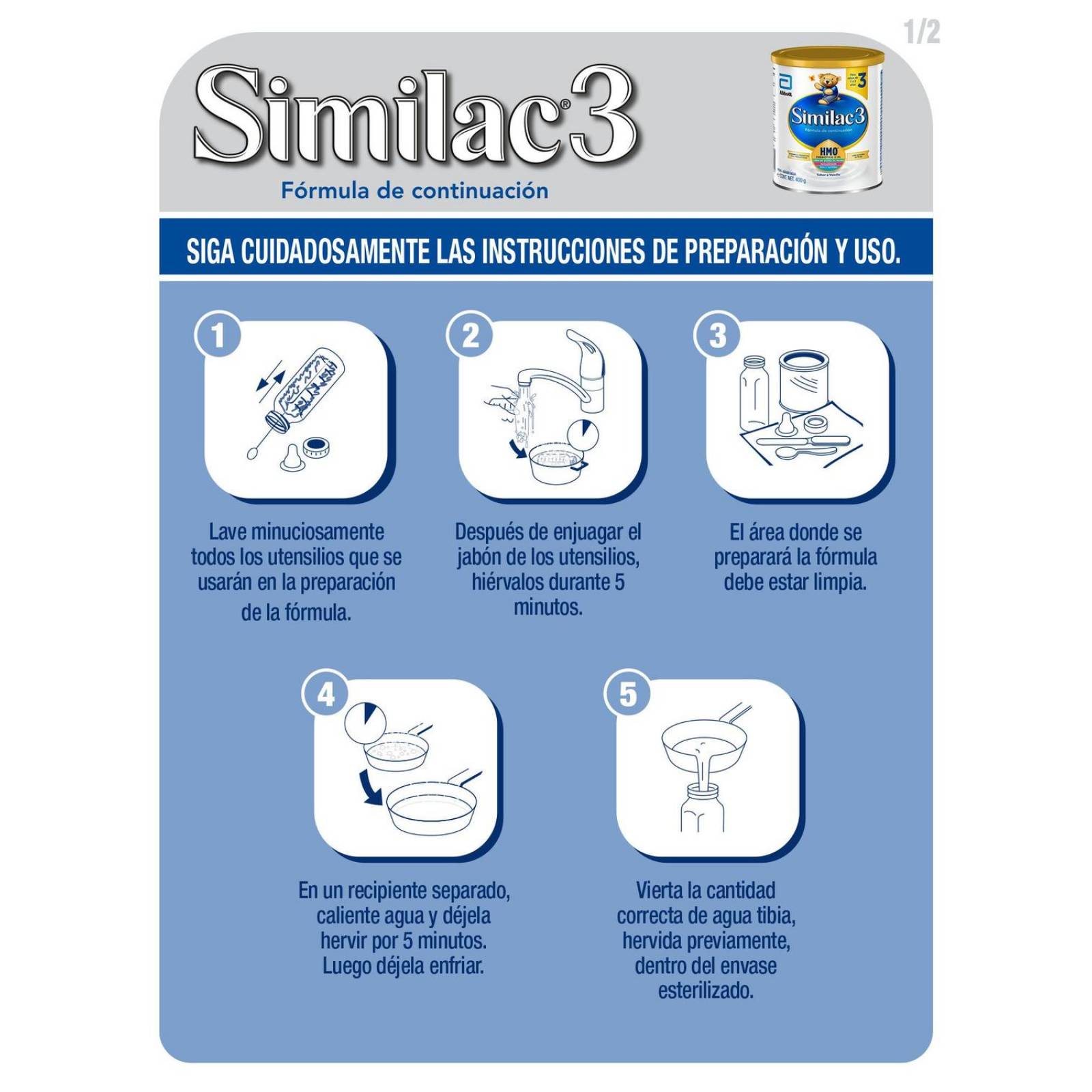 FRM-Similac 3 Lata Con 400 g 