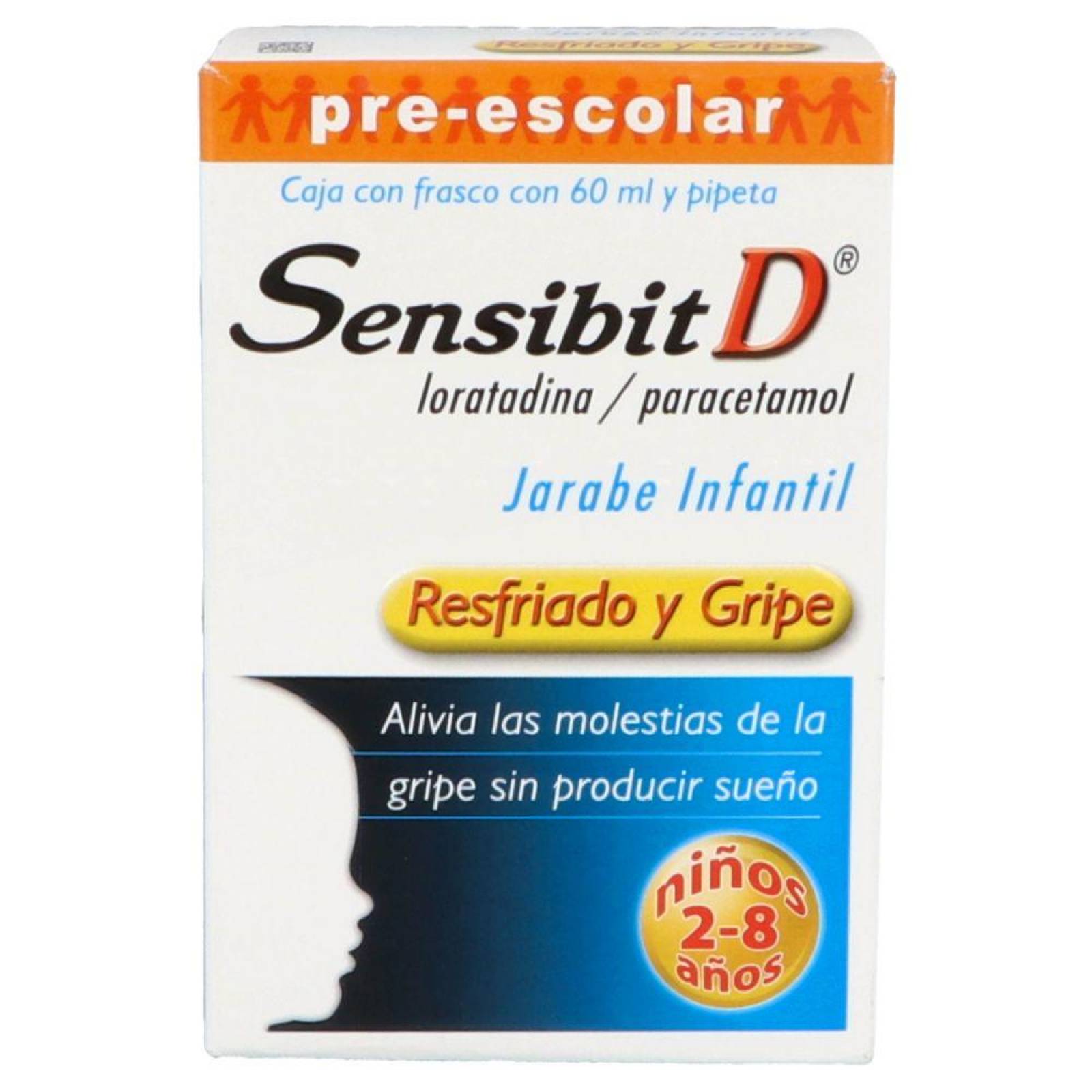 Sensibit D Pre-Escolar Jarabe Caja Con Frasco Con 60 mL 