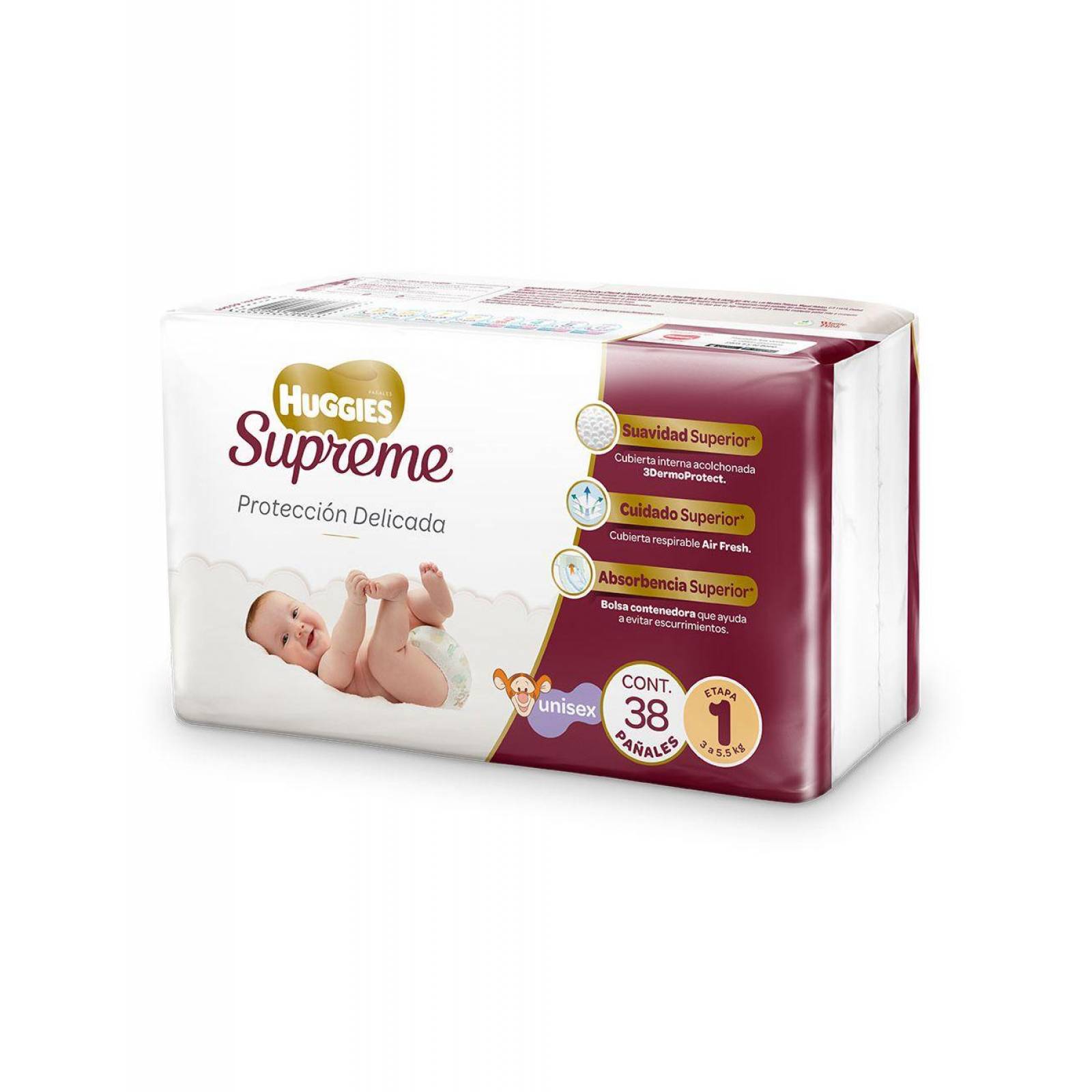 Panal Huggies Supreme unisex Etapa 1 C38 