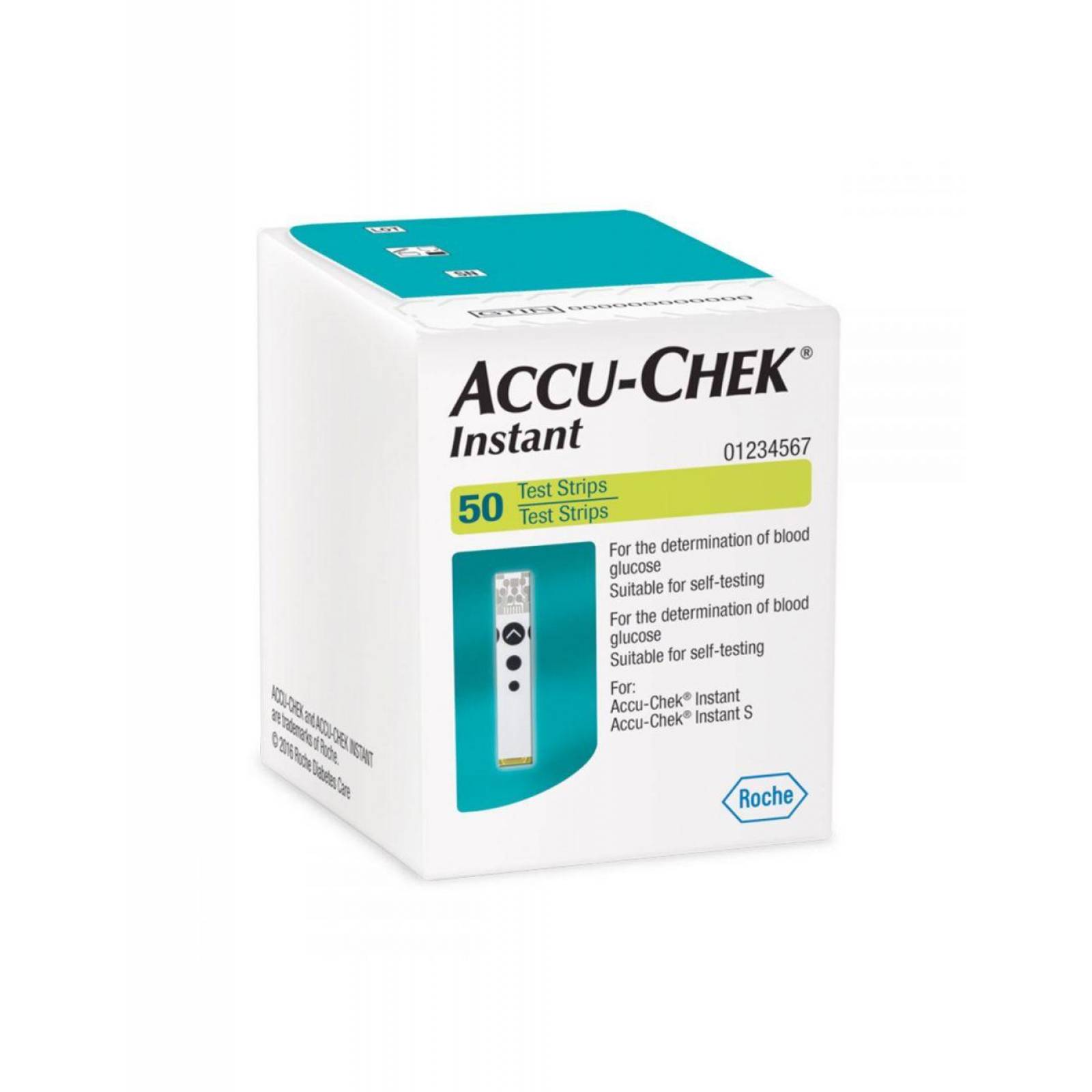Accu-chek Instant Con 50 Tiras Reactivas 