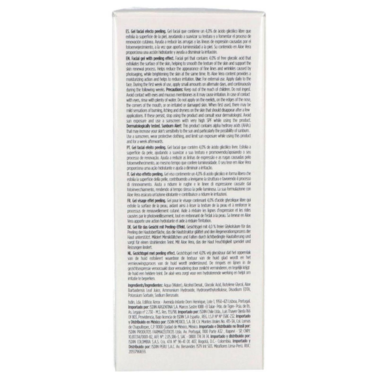 Glicoisdin 10% Gel Facial Antiedad Tubo Con 50 mL 