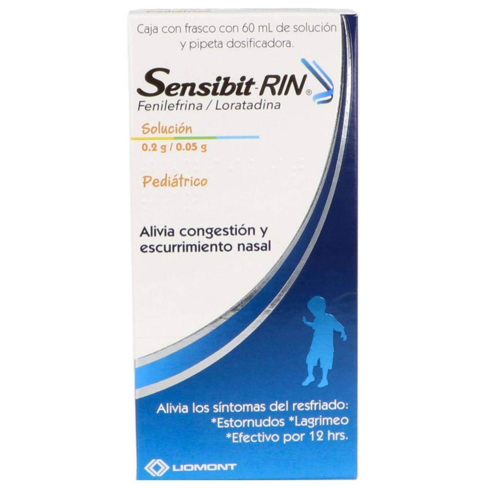 Sensibit Rin Pediátrico 0.2 g/0.05 g Solución Con 60 mL 