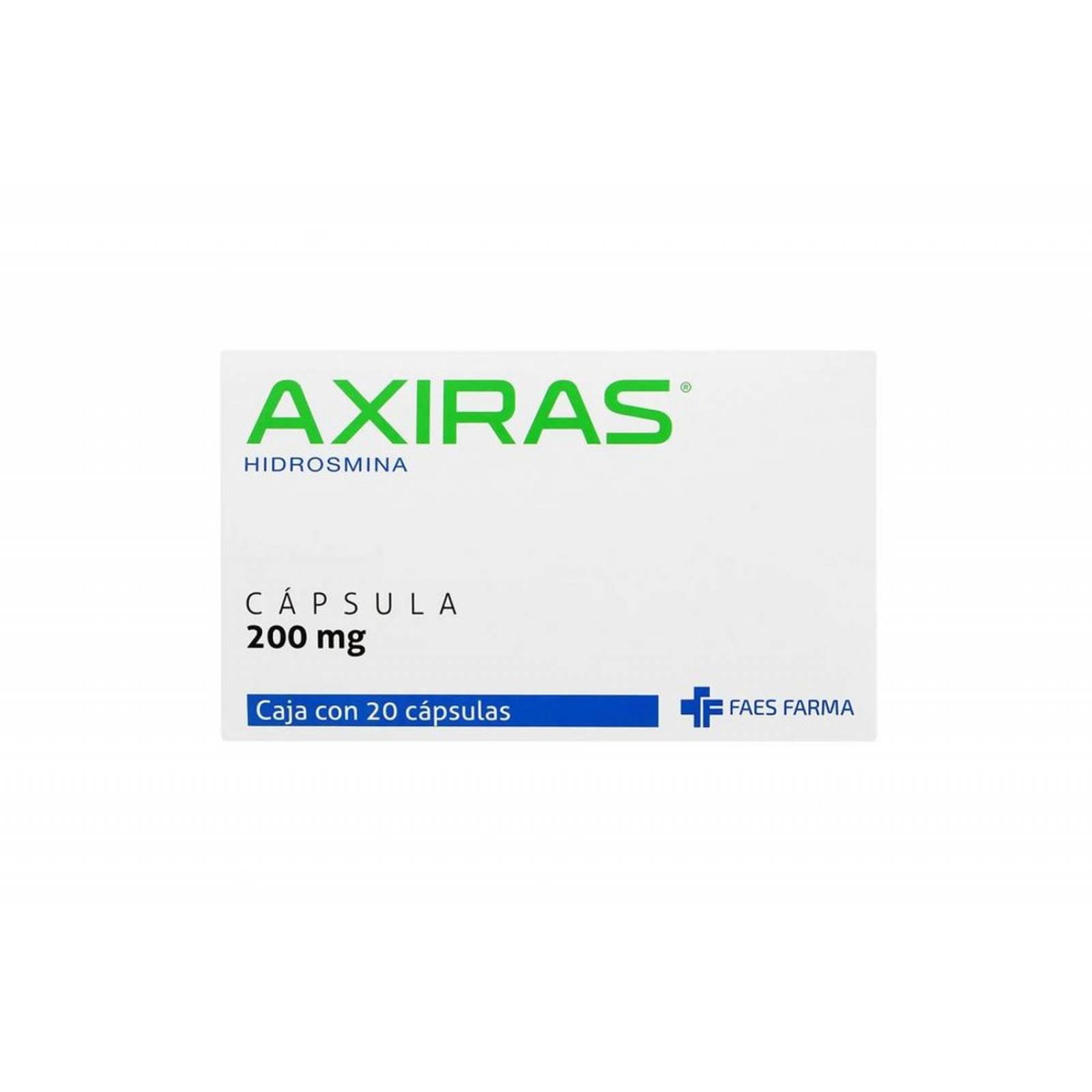 Axiras 200 mg Caja Con 20 Comprimidos 