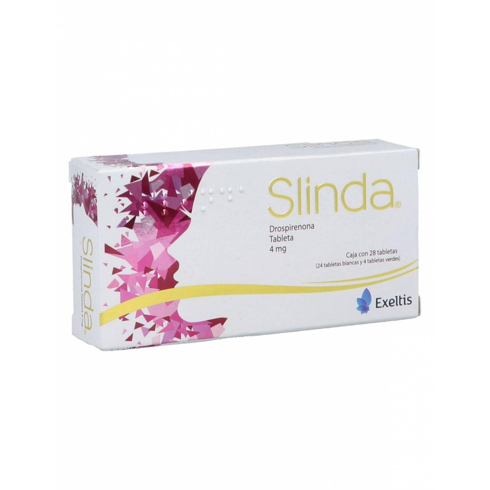Slinda 4 mg Caja con 28 Tabletas 