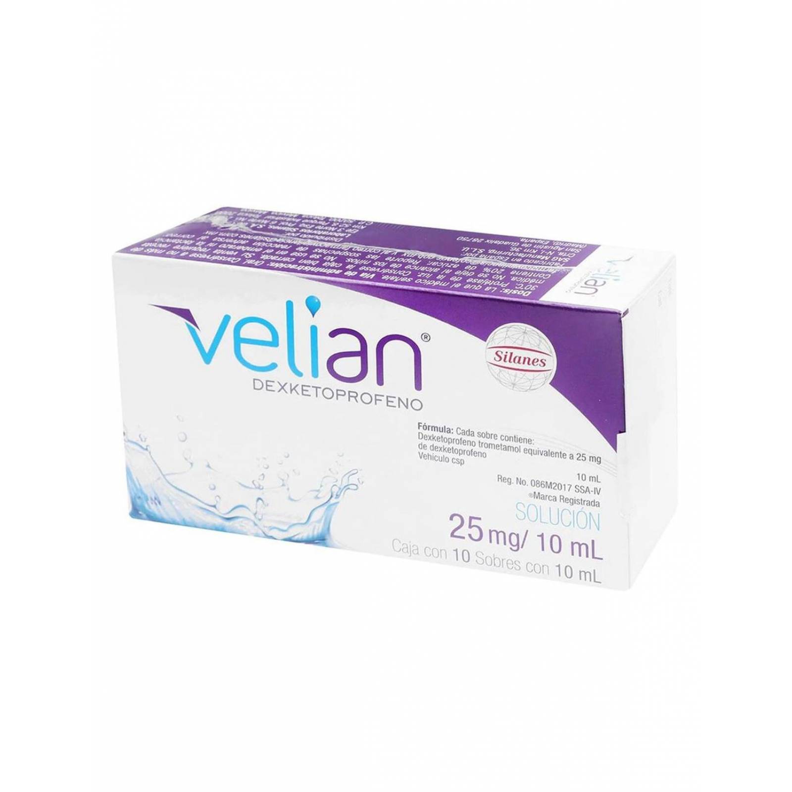 Velian Solución 25 mg/10 mL Caja Con 10 Sobres