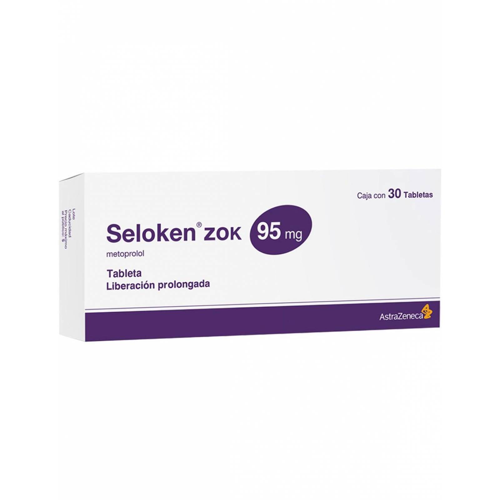 Seloken Zok 95 mg Con 30 Tabletas 