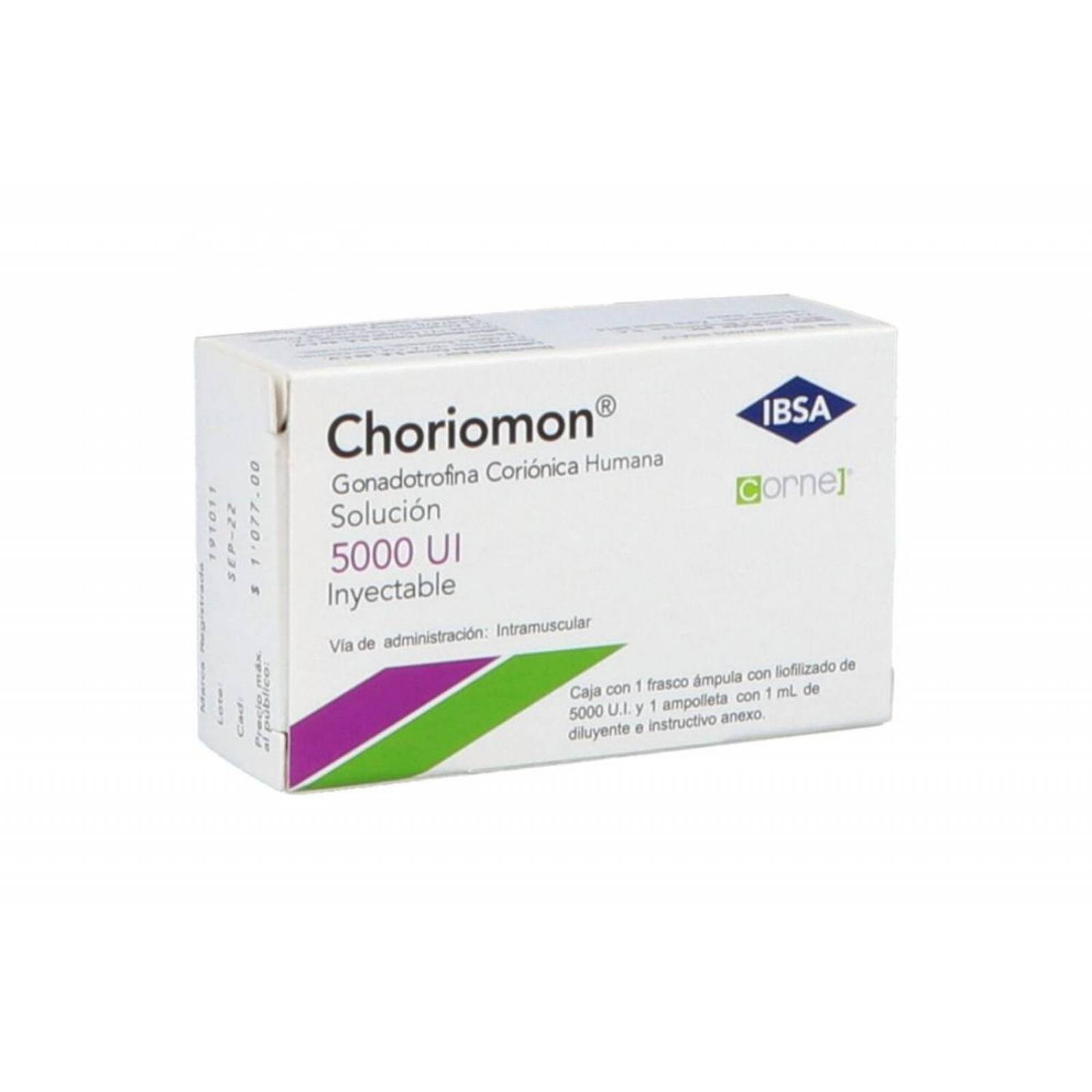 Choriomon Solución Inyectable 5000 UI