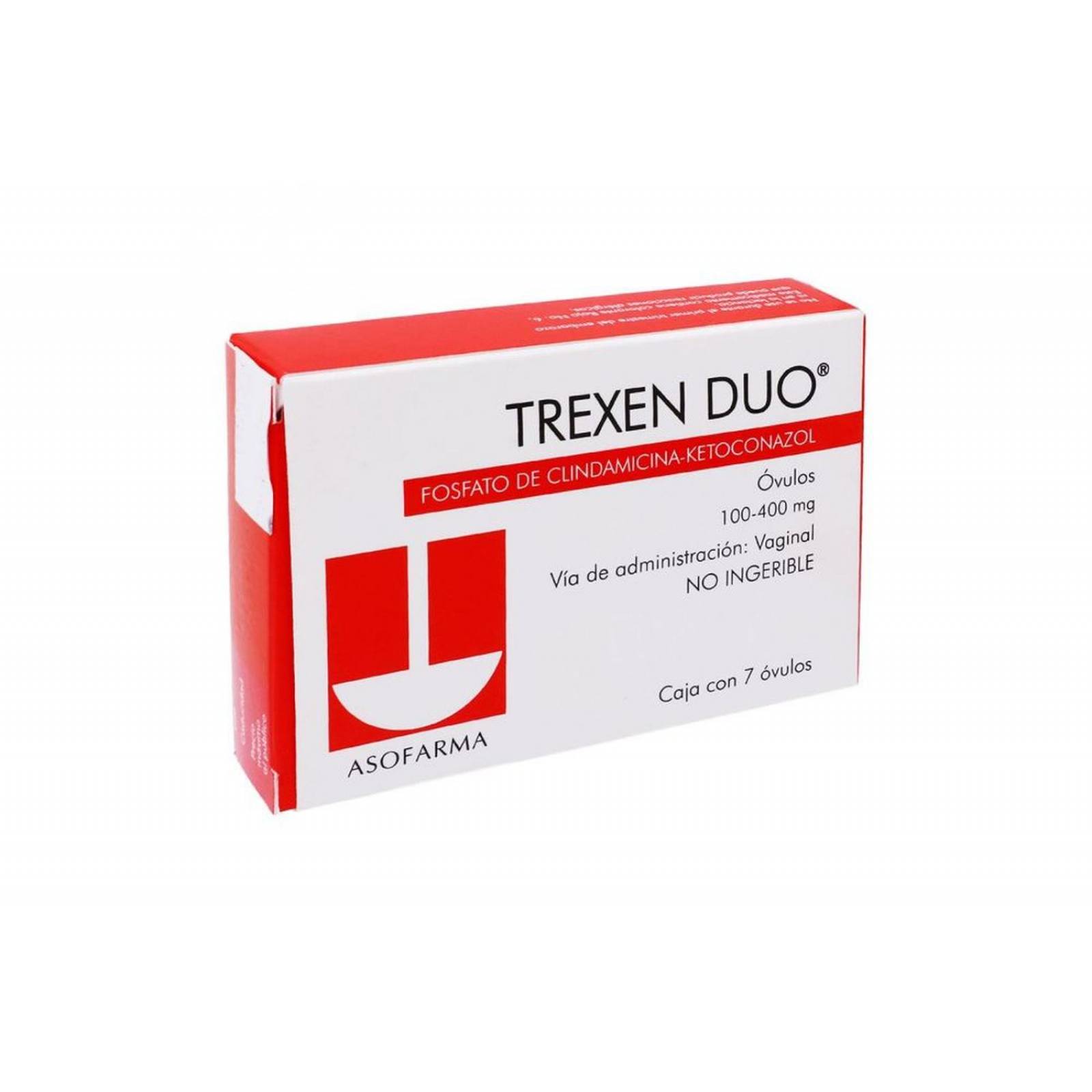 Trexen Duo 100 mg / 400 mg Caja Con 7 Óvulos 