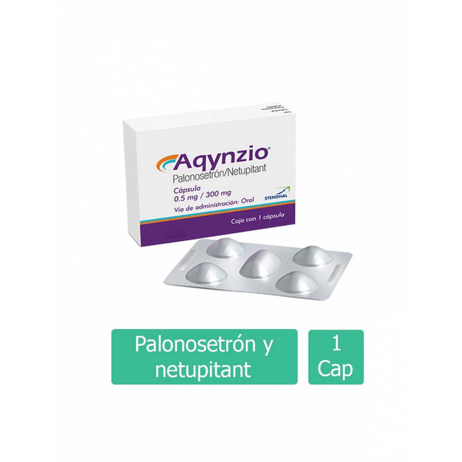 Aqynzio 0.5/300 mg Con 1 Cápsula 
