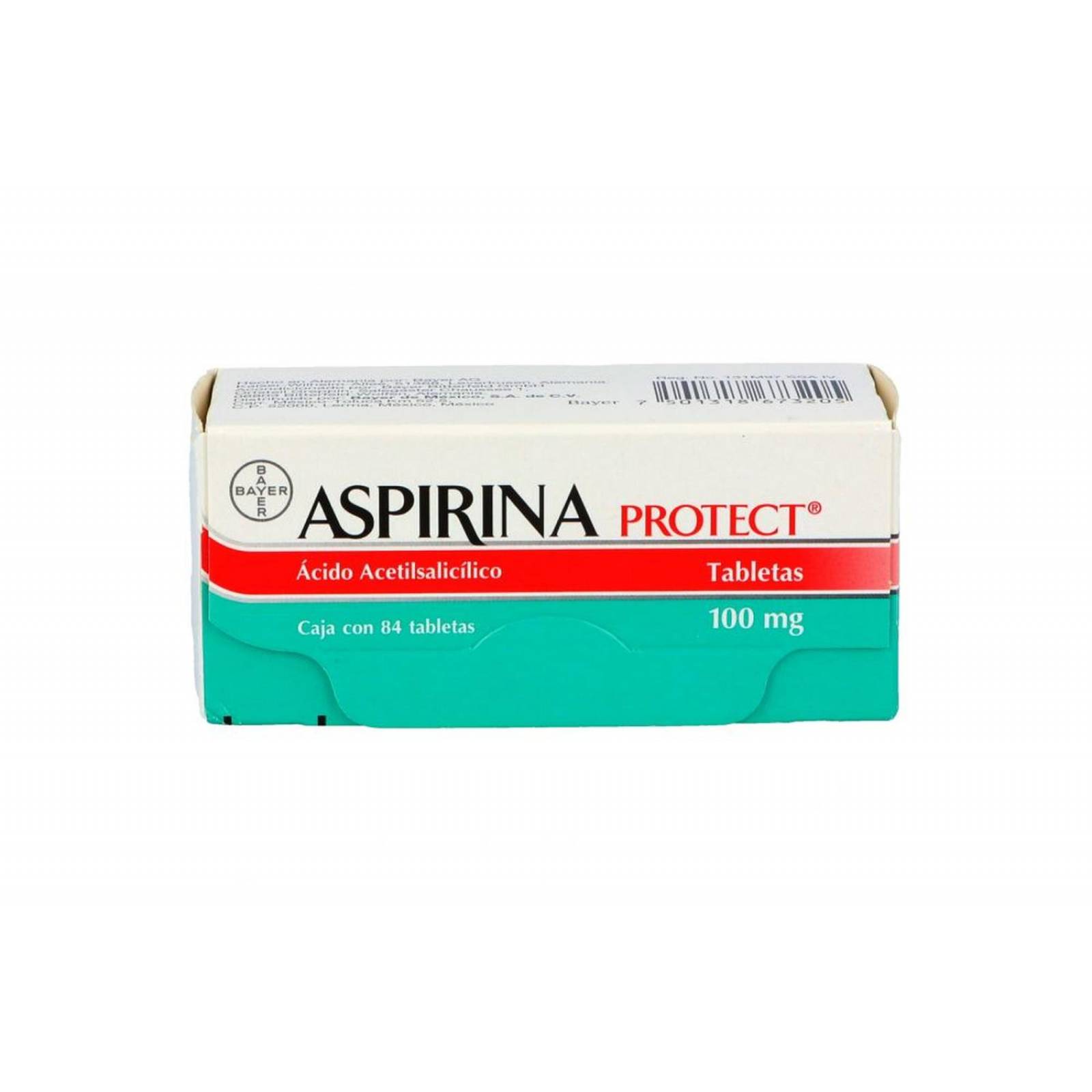 Aspirina Protect 100 mg Caja Con 84 Tabletas