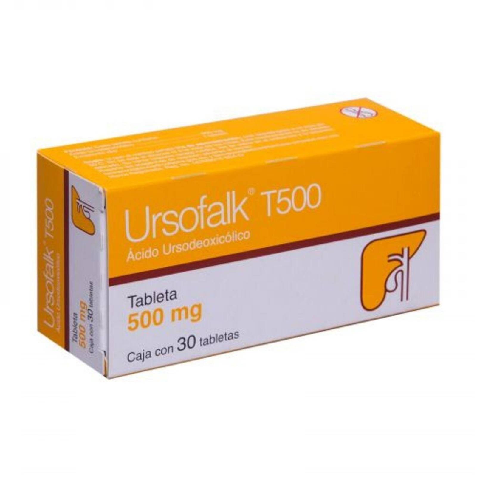 Ursofalk T500 500 mg Caja Con 30 Tabletas 