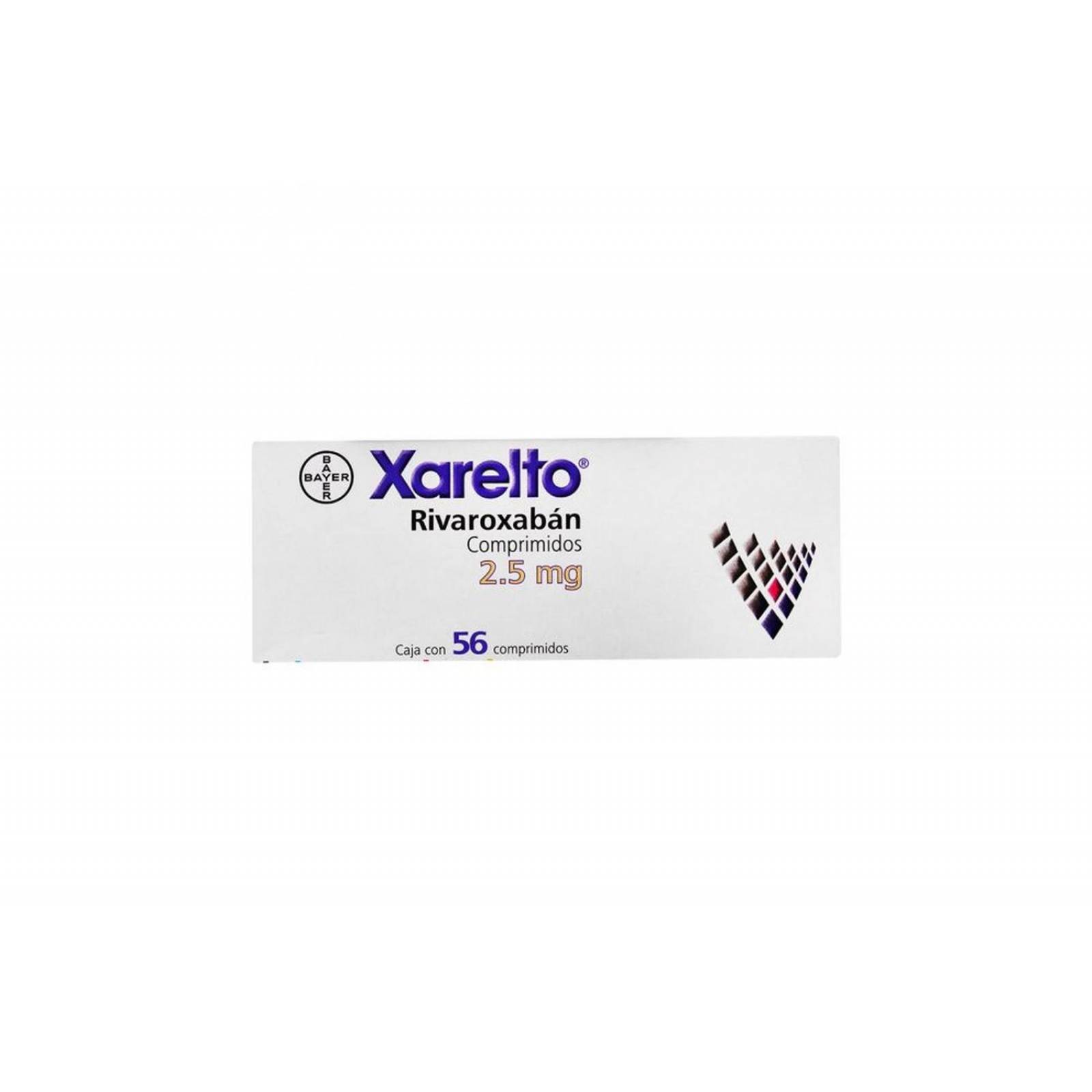Xarelto 2.5 mg Caja Con 56 Comprimidos