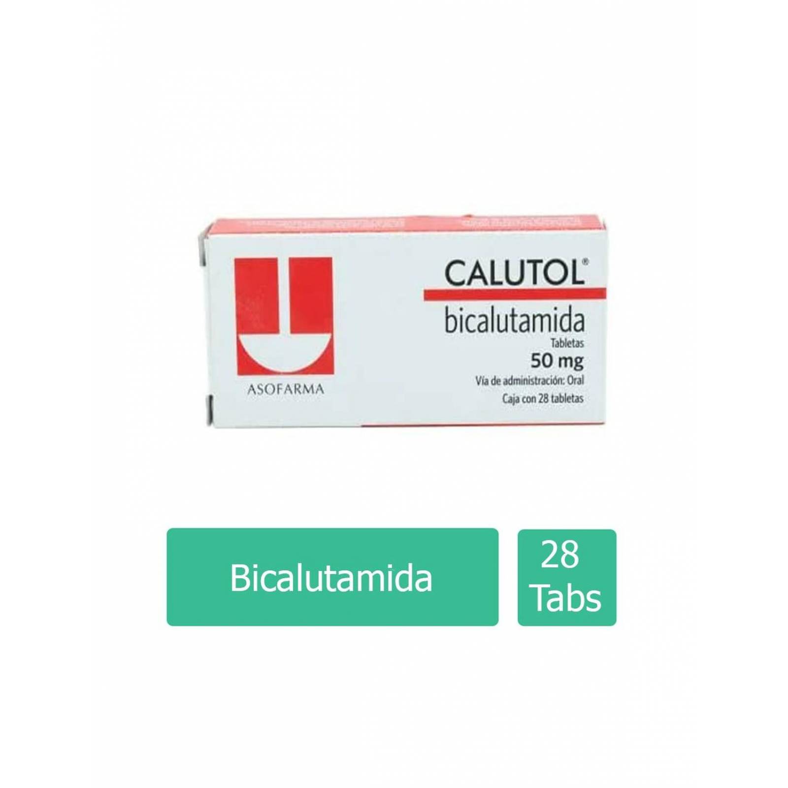Calutol 50 mg Con 28 Tabletas 