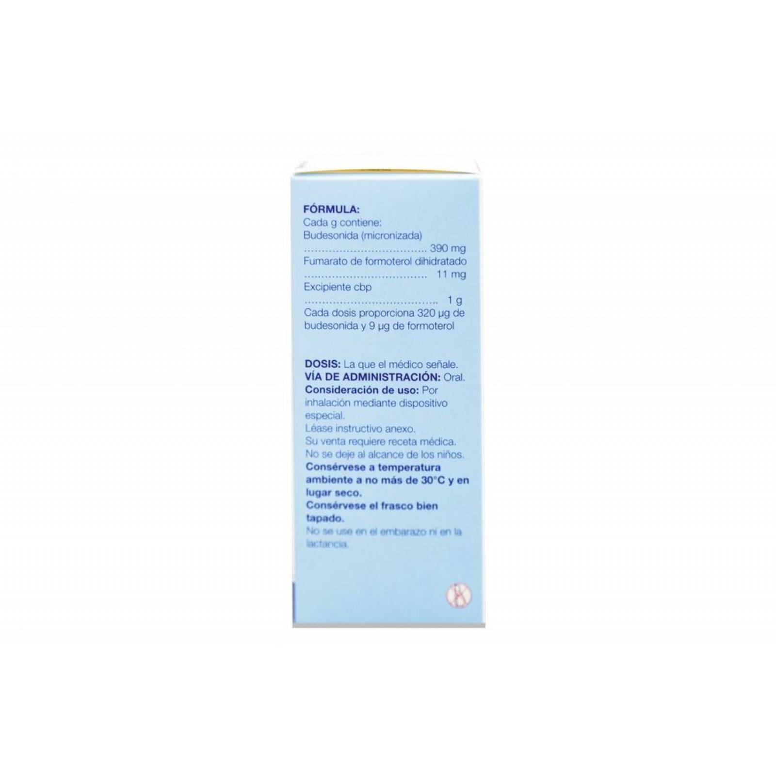 Symbicort 320 / 9 Mcg Polvo Caja Con Frasco Dosificador Con 60 Dosis