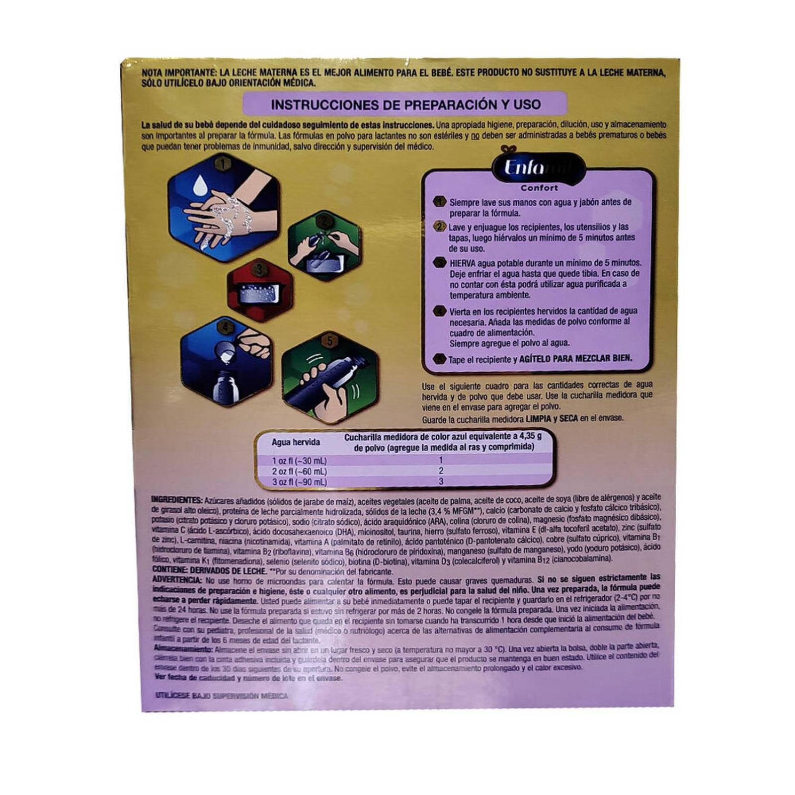 Enfamil Confort 1 Caja con 2 Bolsas Con 550 g